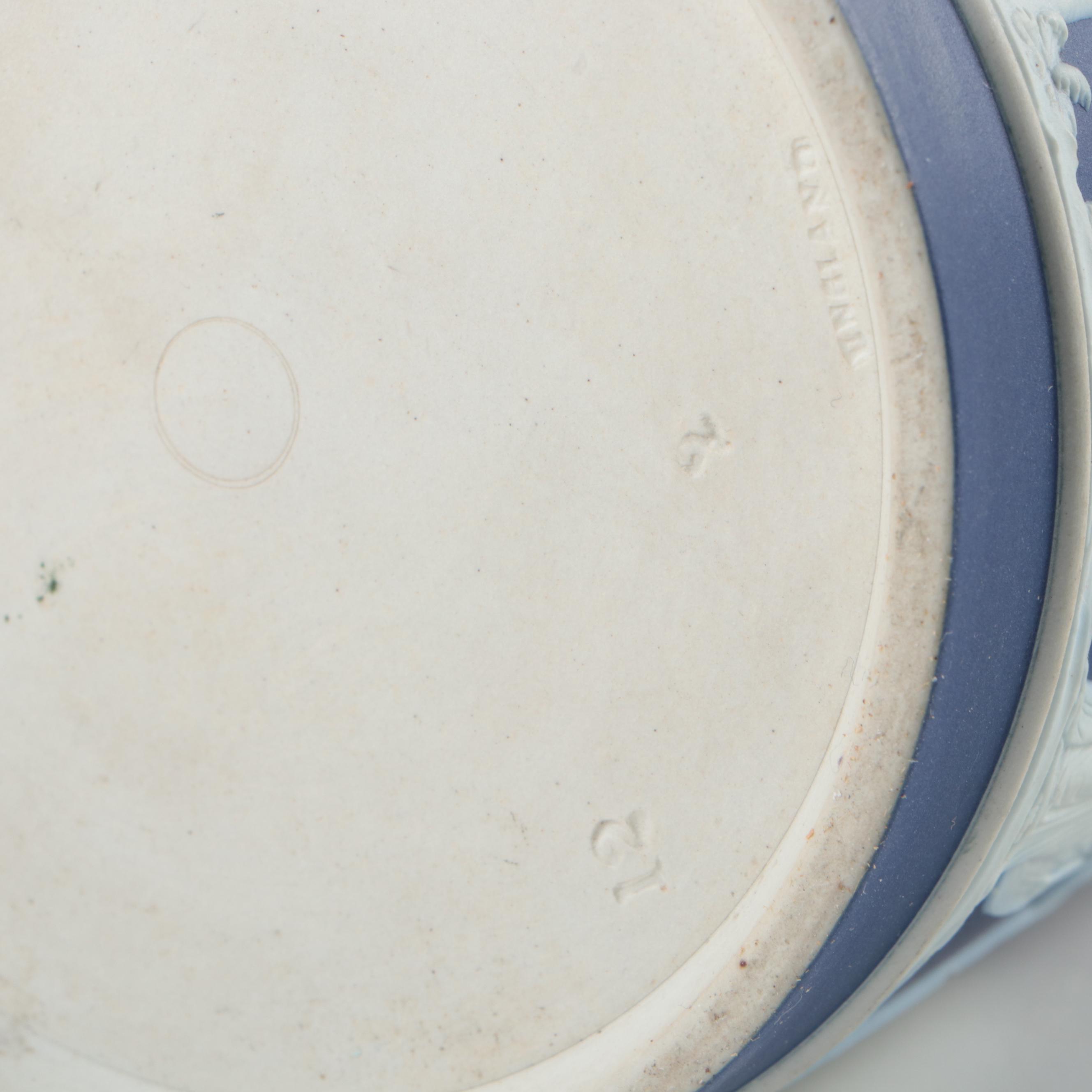 Wedgwood Dark Blue Jasperware Jug EBTH