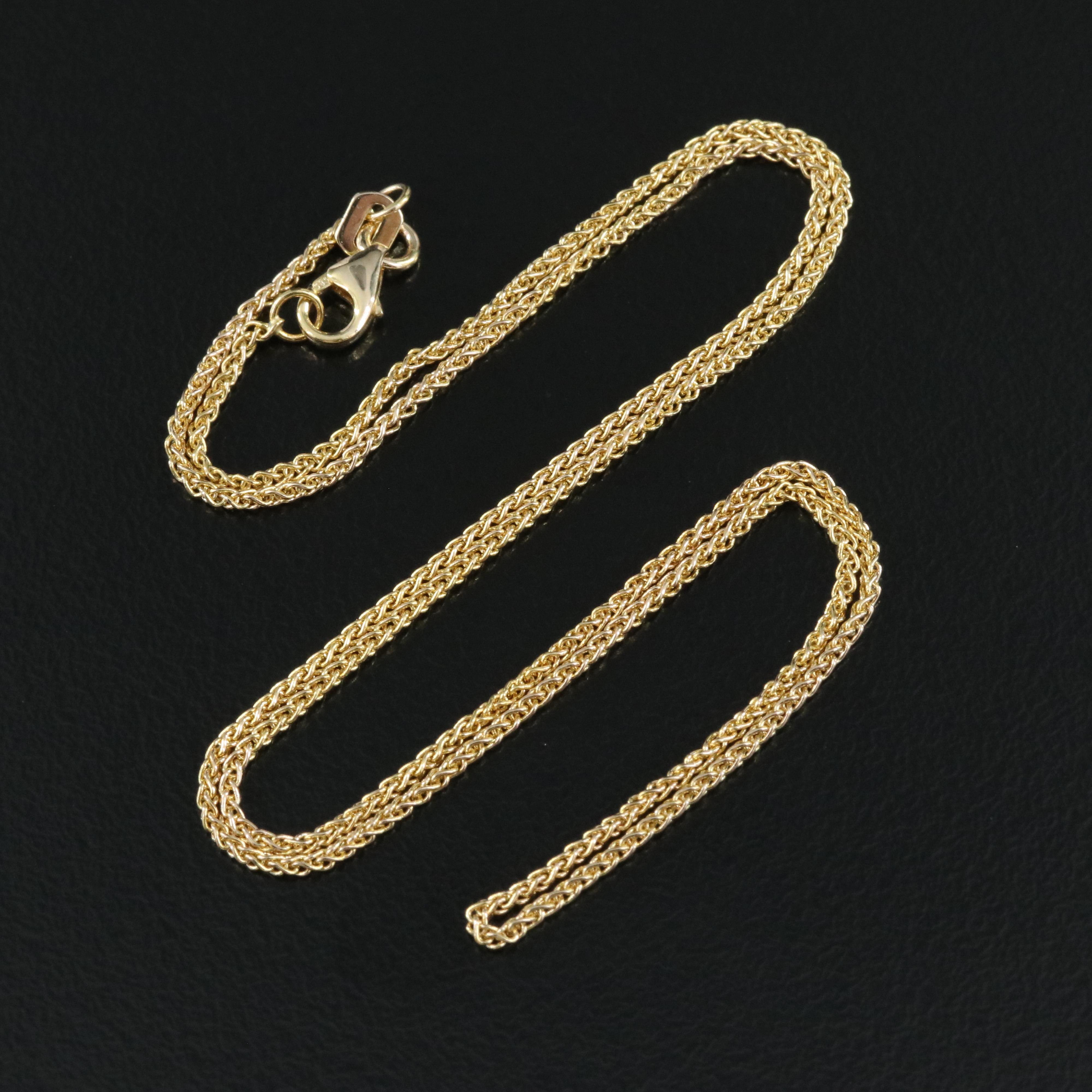 EFFY 14K Foxtail Chain EBTH