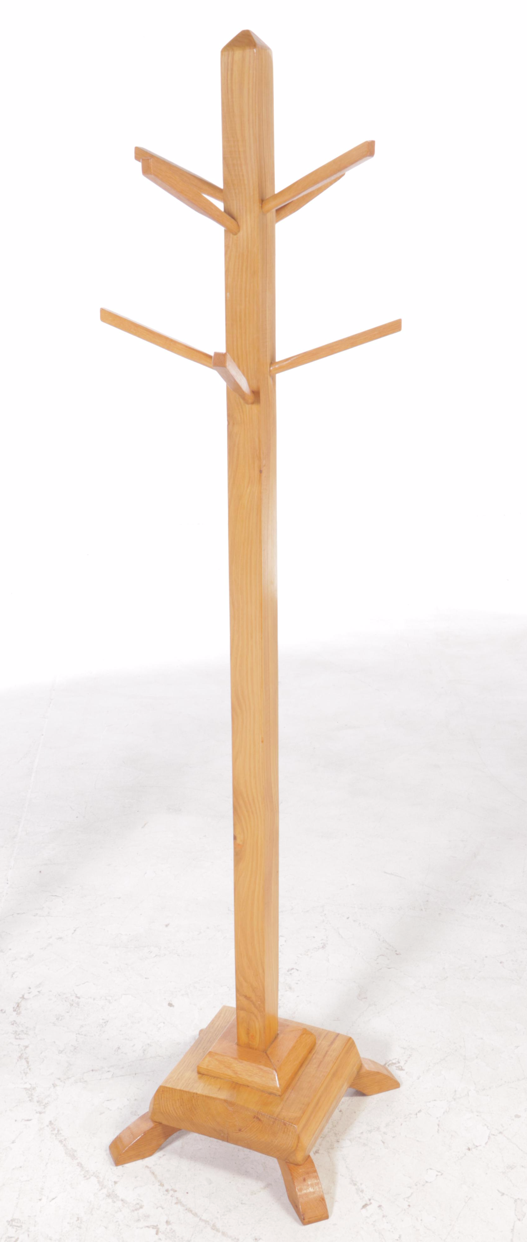 Two BenchMade Hall Trees in Oak and Walnut, 20th Century EBTH