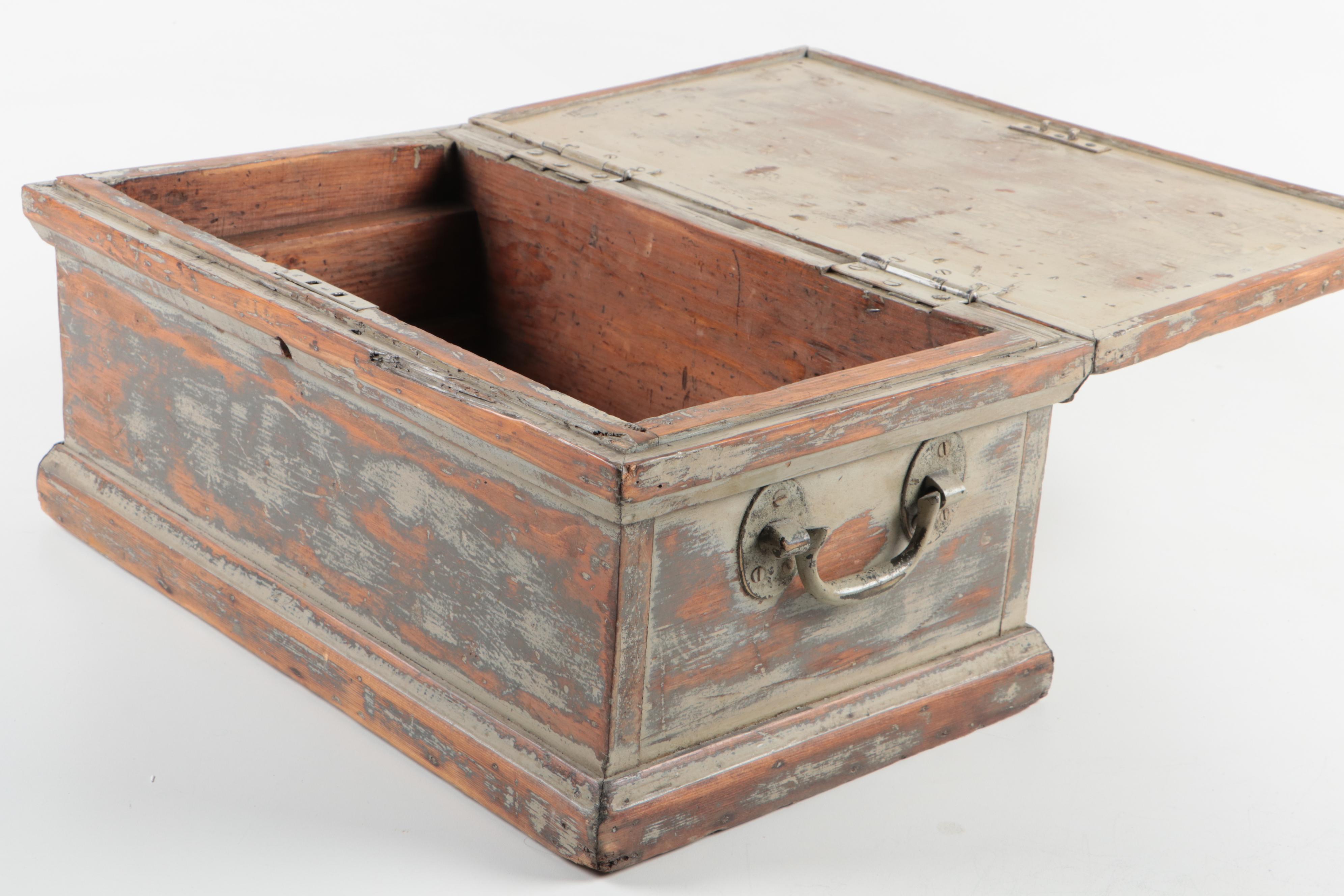 Victorian Tool Chest in Sanded Painted Finish EBTH