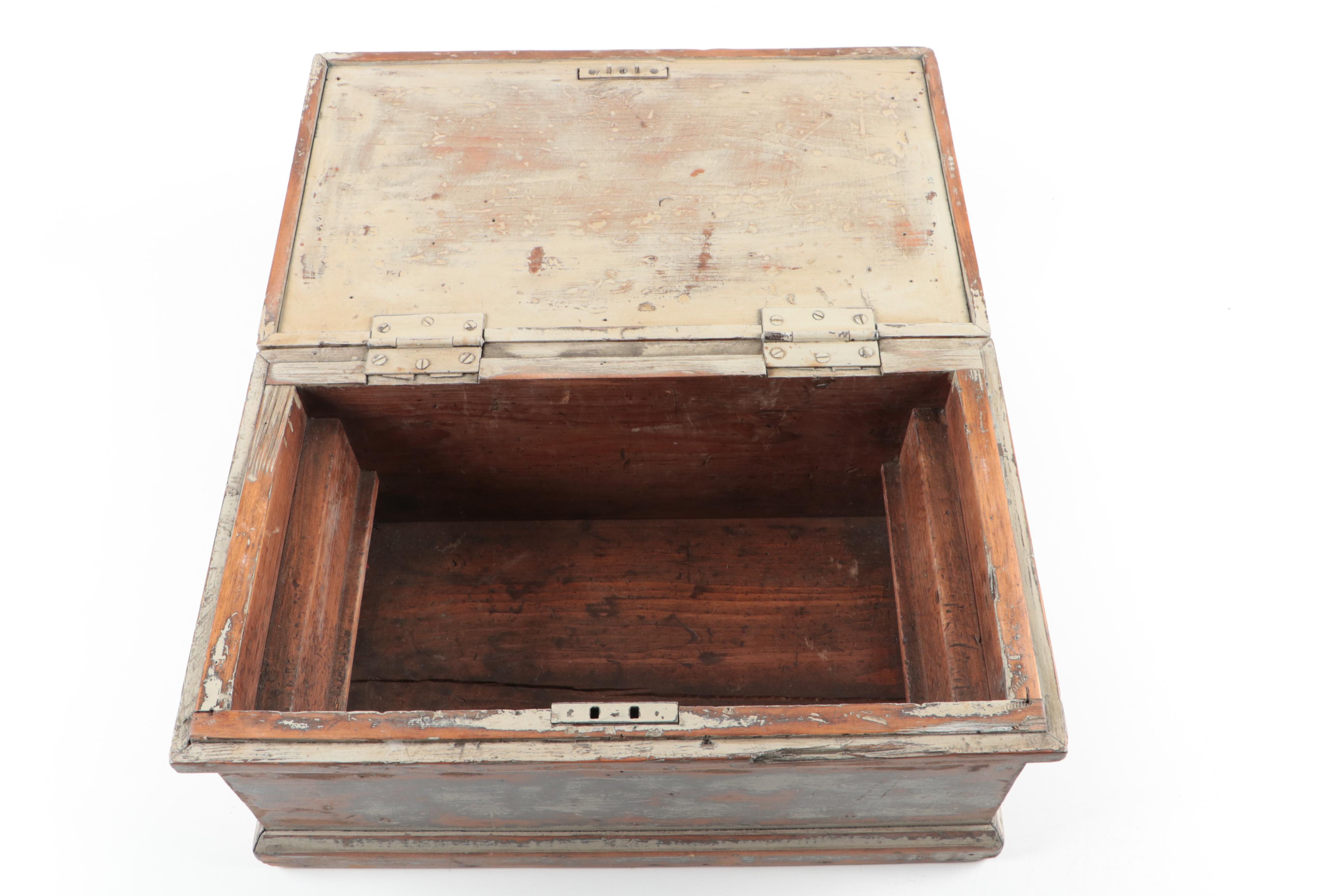 Victorian Tool Chest in Sanded Painted Finish EBTH