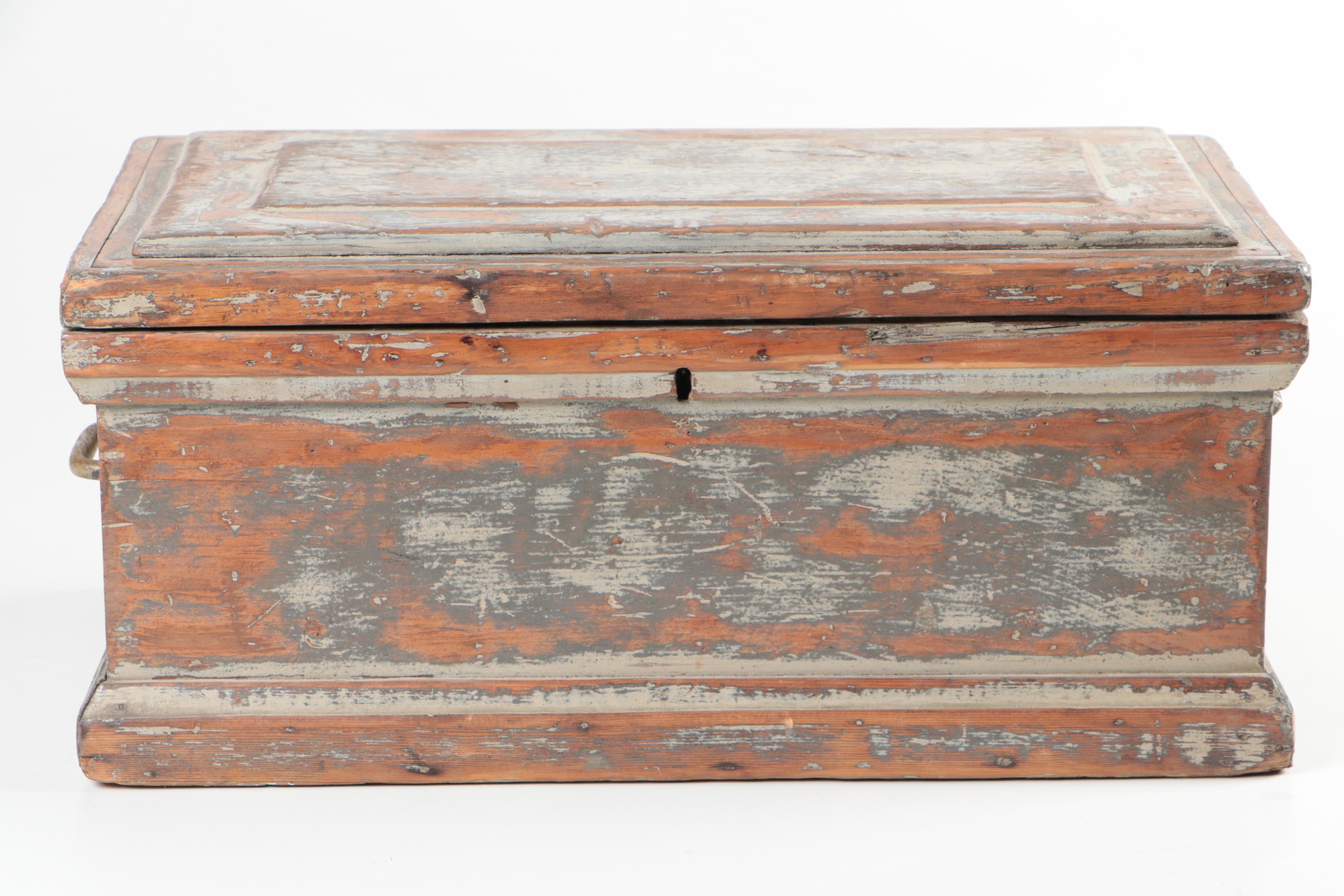 Victorian Tool Chest in Sanded Painted Finish EBTH