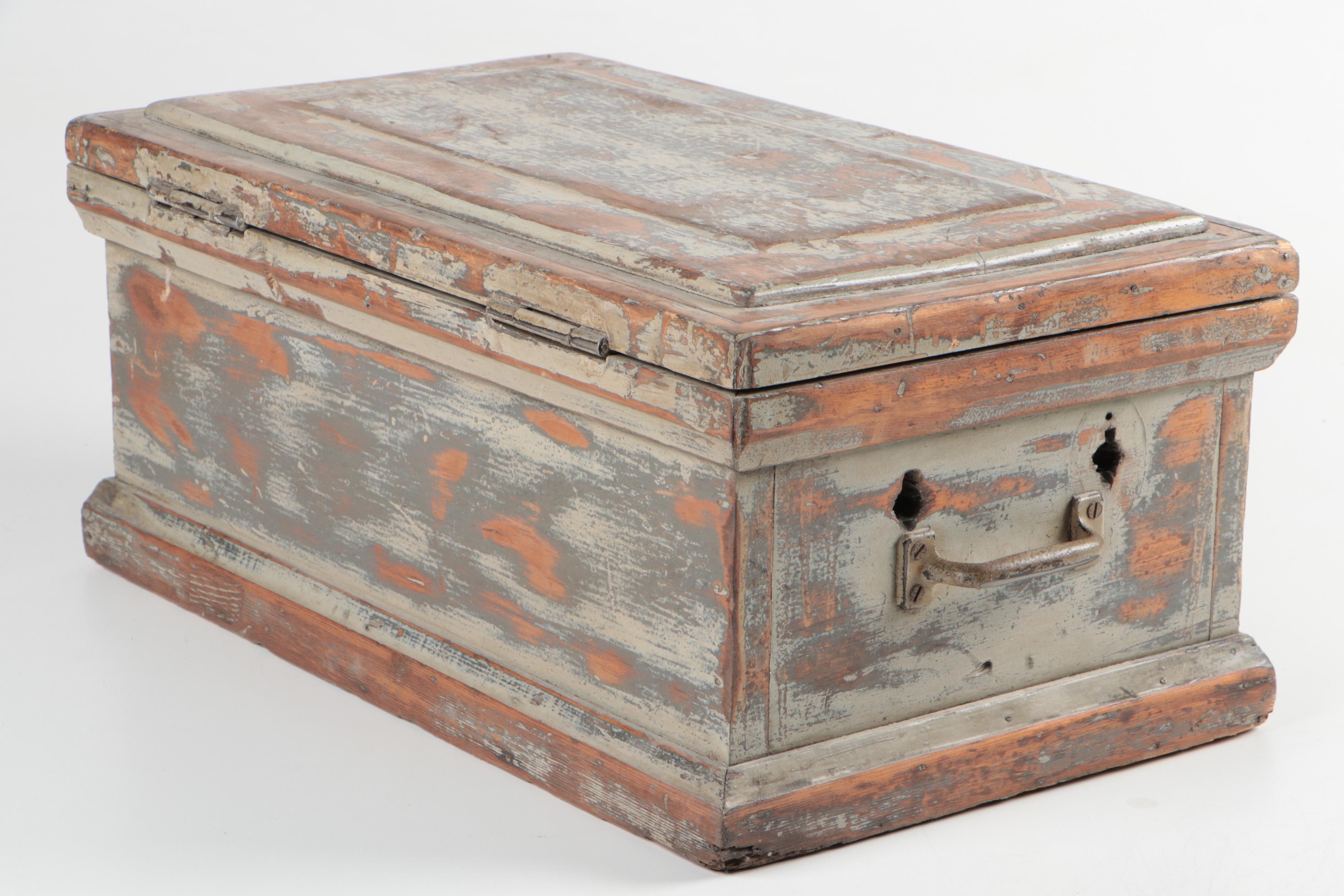 Victorian Tool Chest in Sanded Painted Finish EBTH