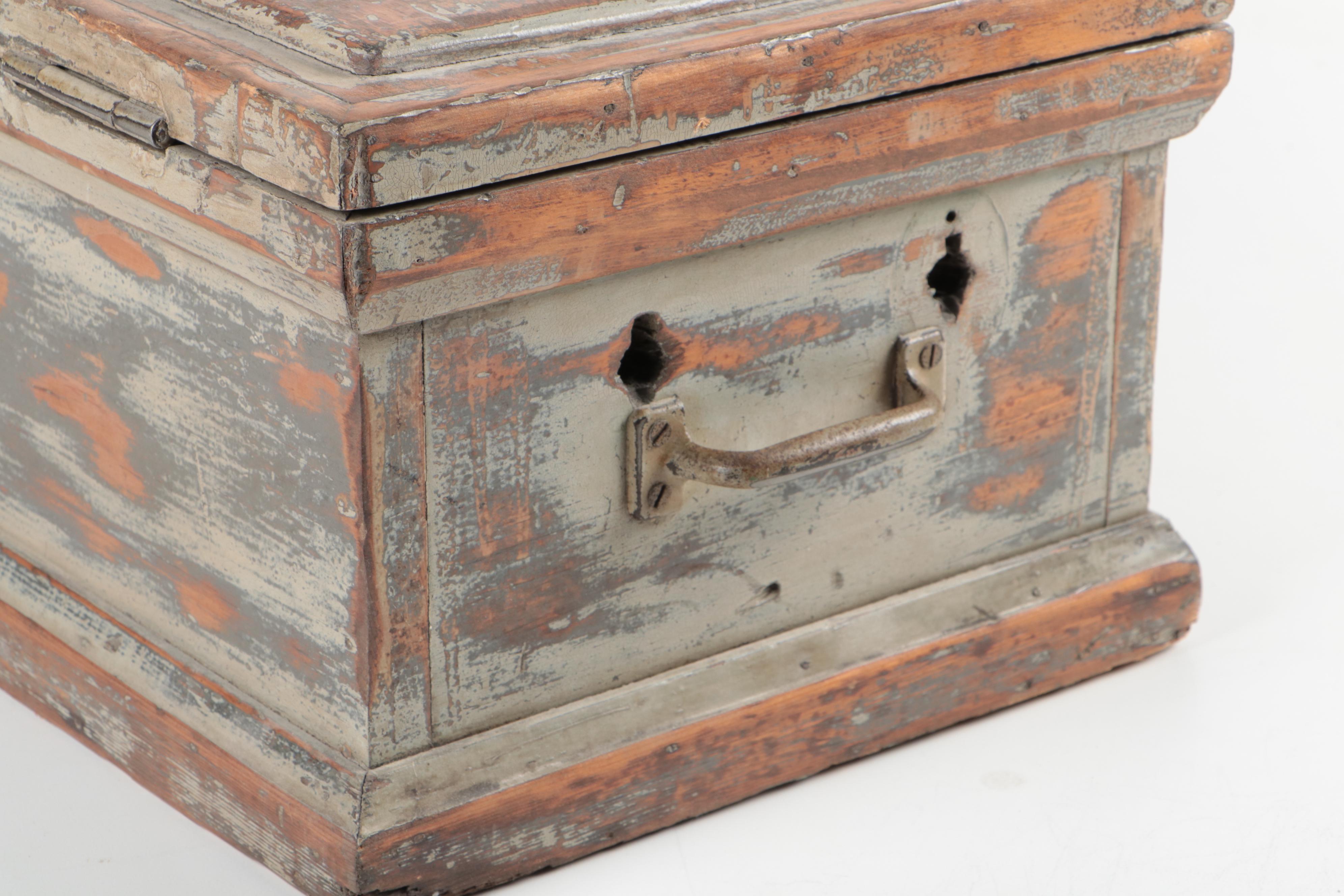 Victorian Tool Chest in Sanded Painted Finish EBTH
