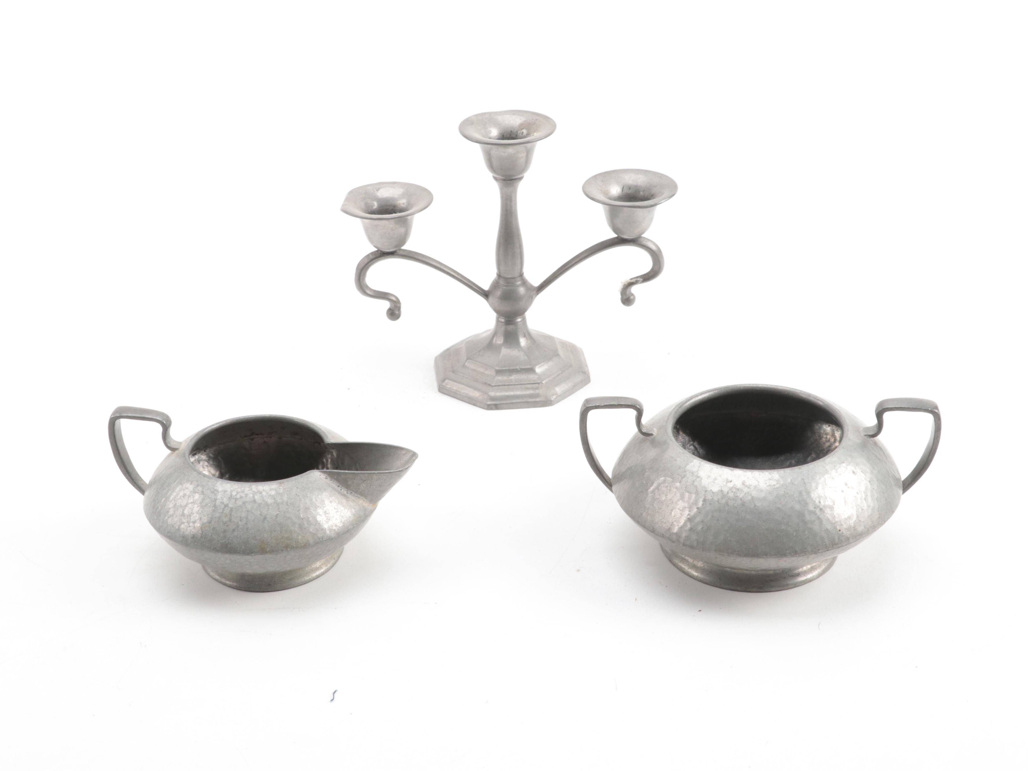 Newburyport Tray with Other Pewter and Tin Tableware EBTH