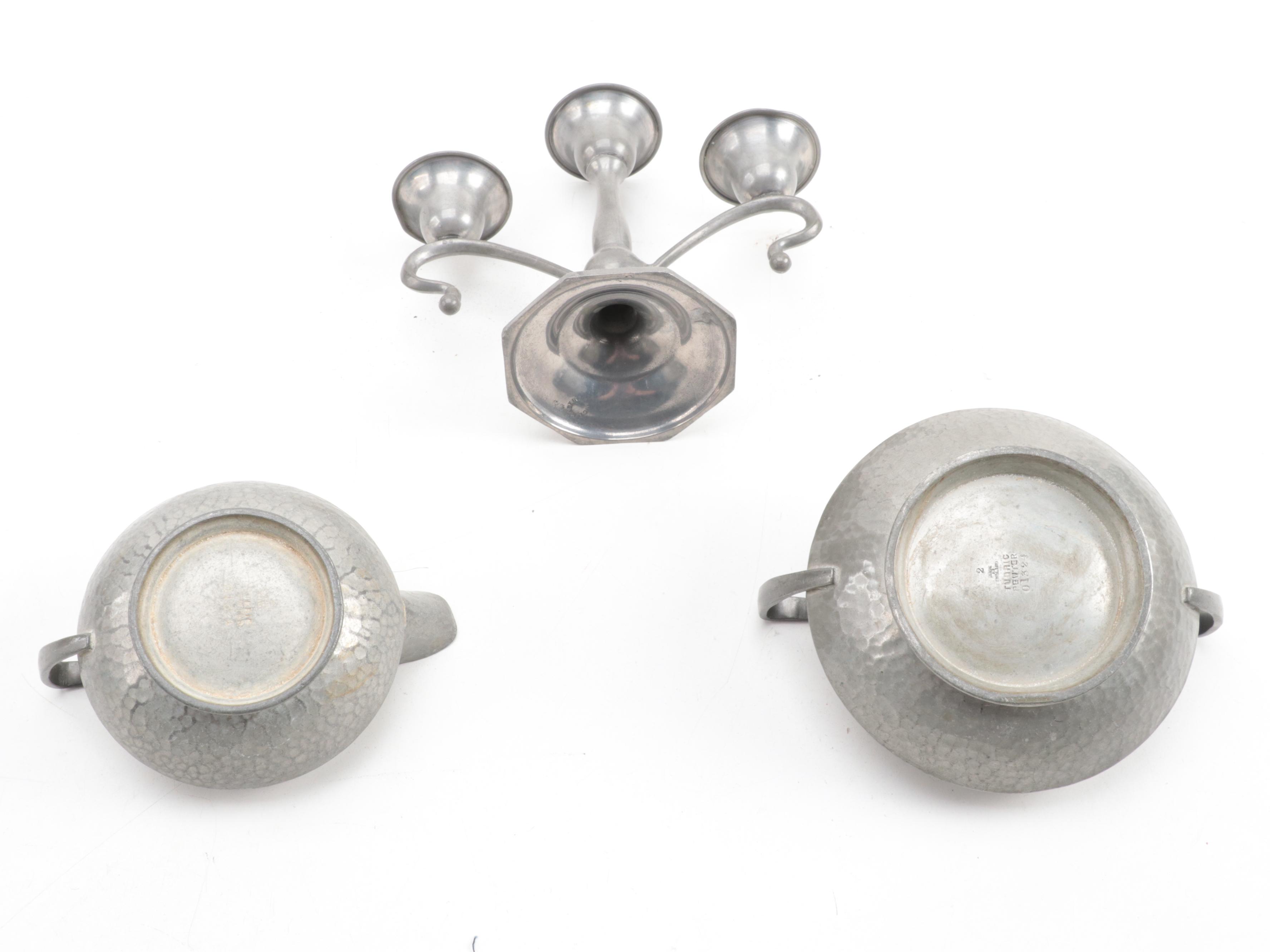 Newburyport Tray with Other Pewter and Tin Tableware EBTH