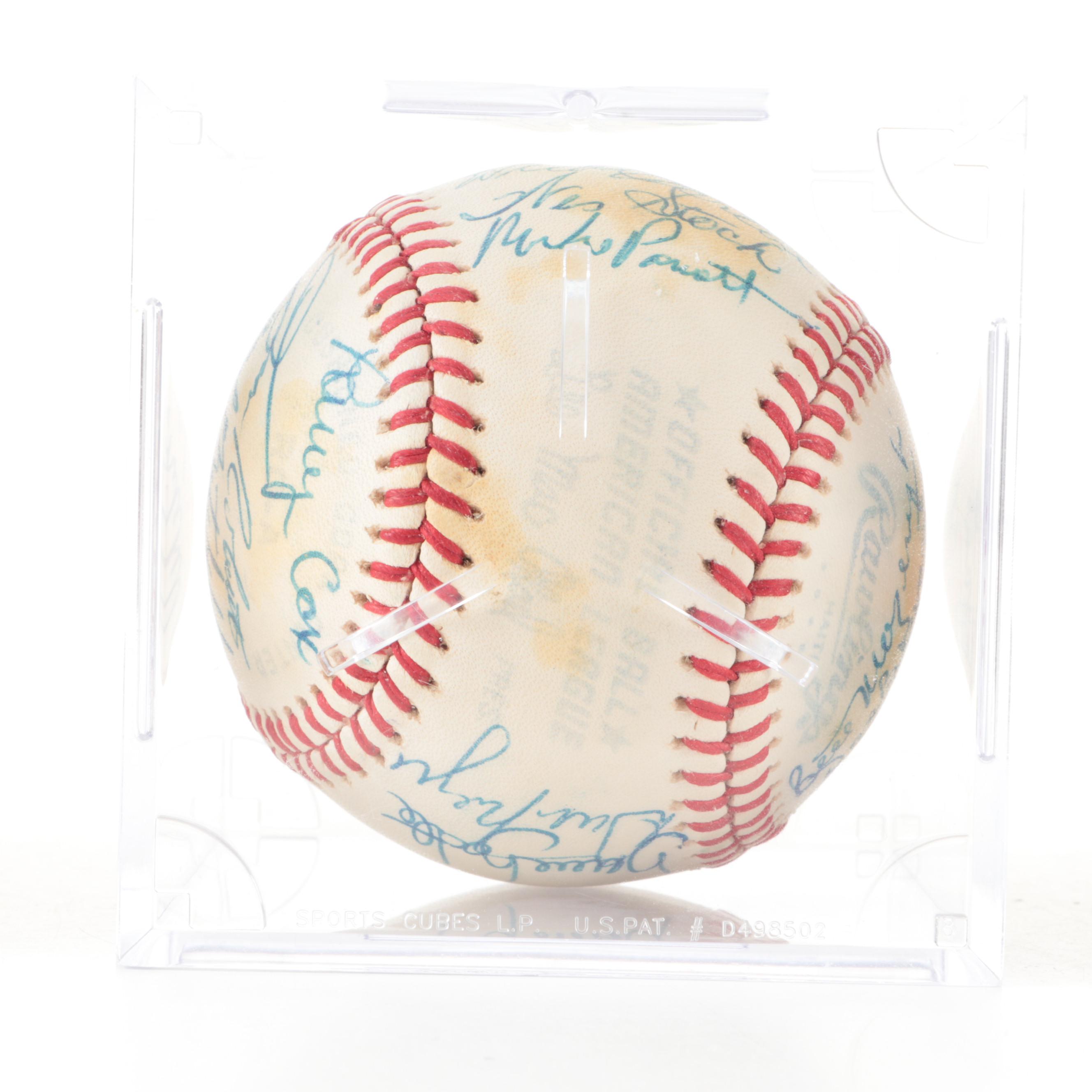 1979 Seattle Mariners Team Signed Rawlings Baseball with Coaches