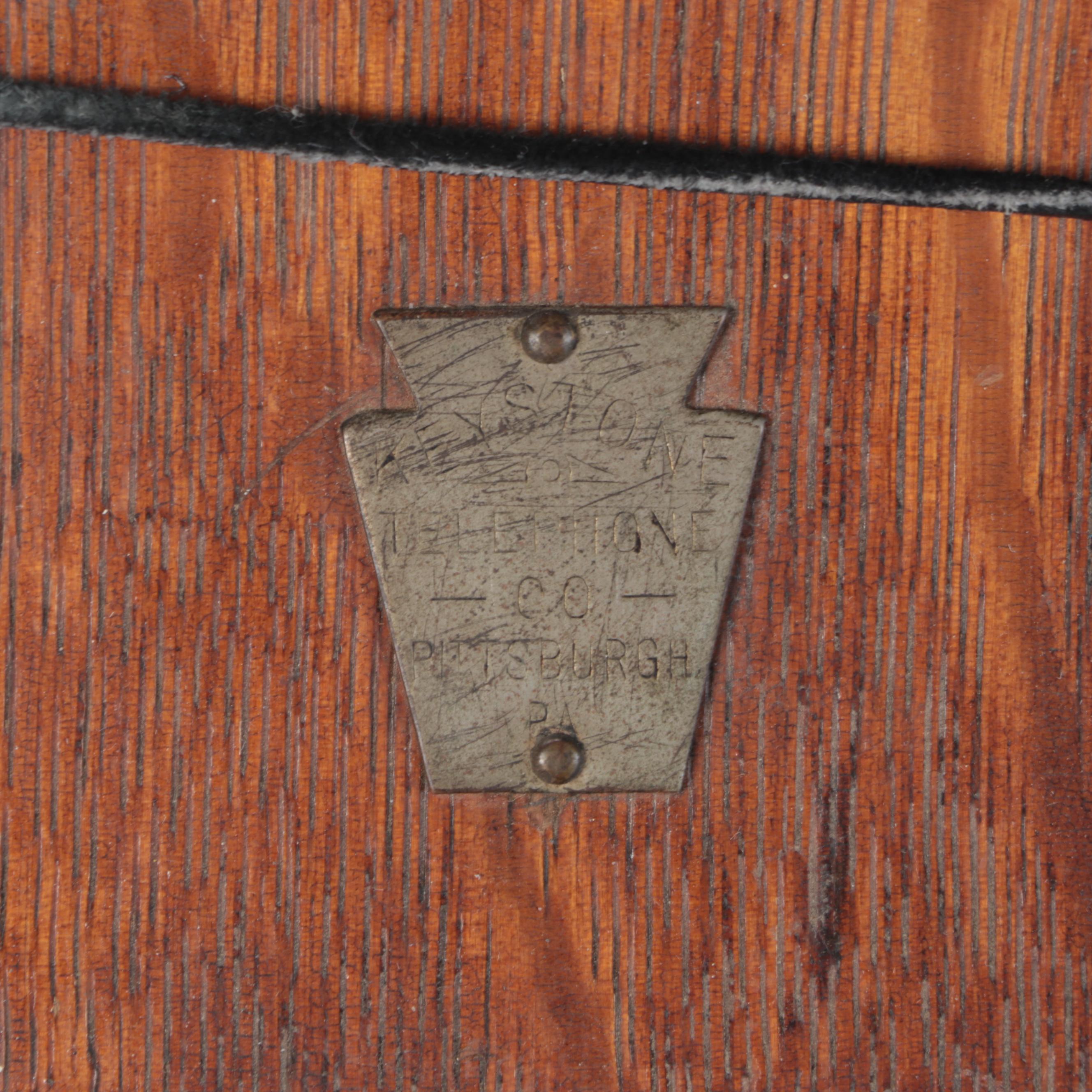 Keystone Telephone Company Wall Mount Telephone With Rotary Dial EBTH