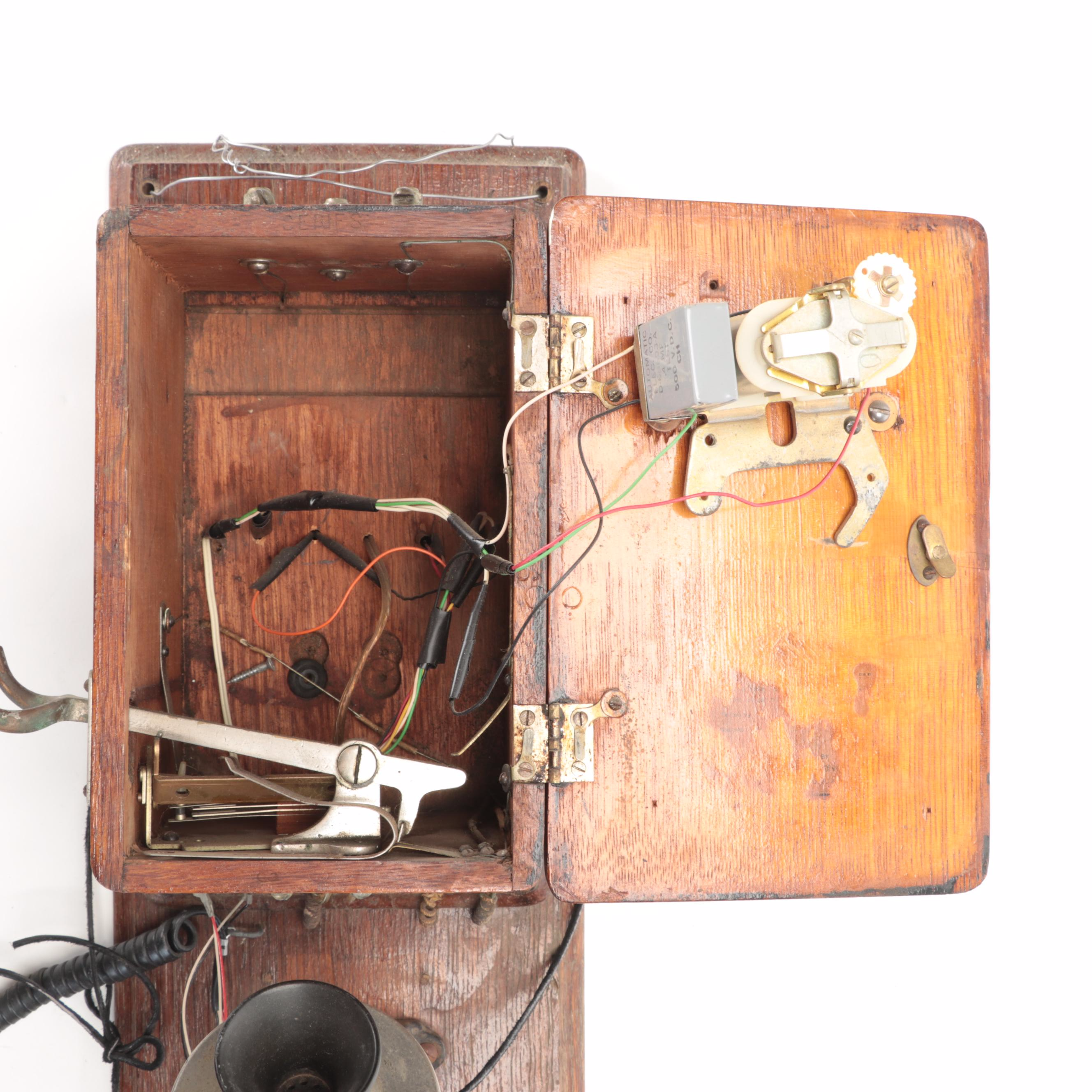 Keystone Telephone Company Wall Mount Telephone With Rotary Dial EBTH