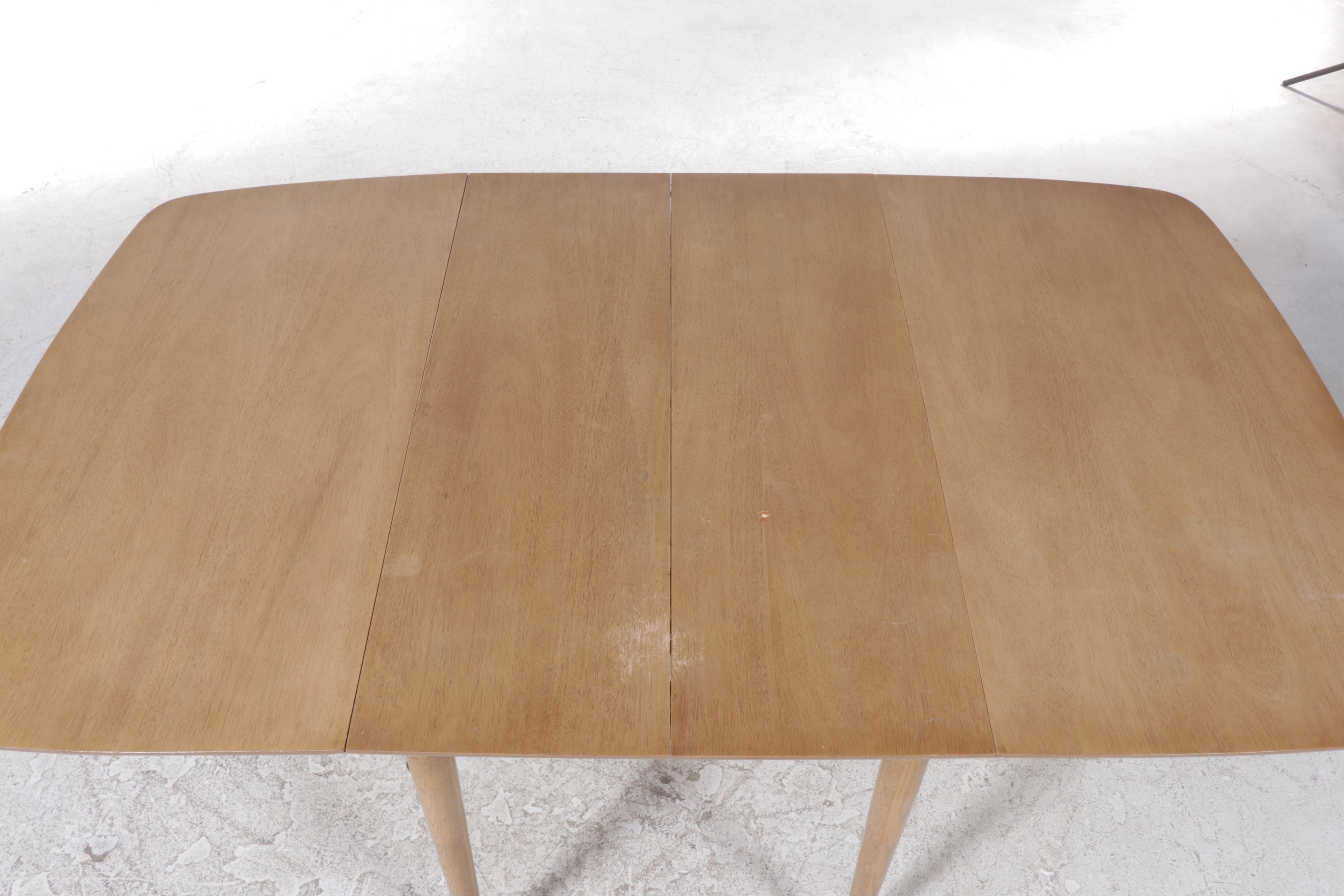 FivePiece Bassett Mid Century Modern Hardwood Dining Set in Harvest