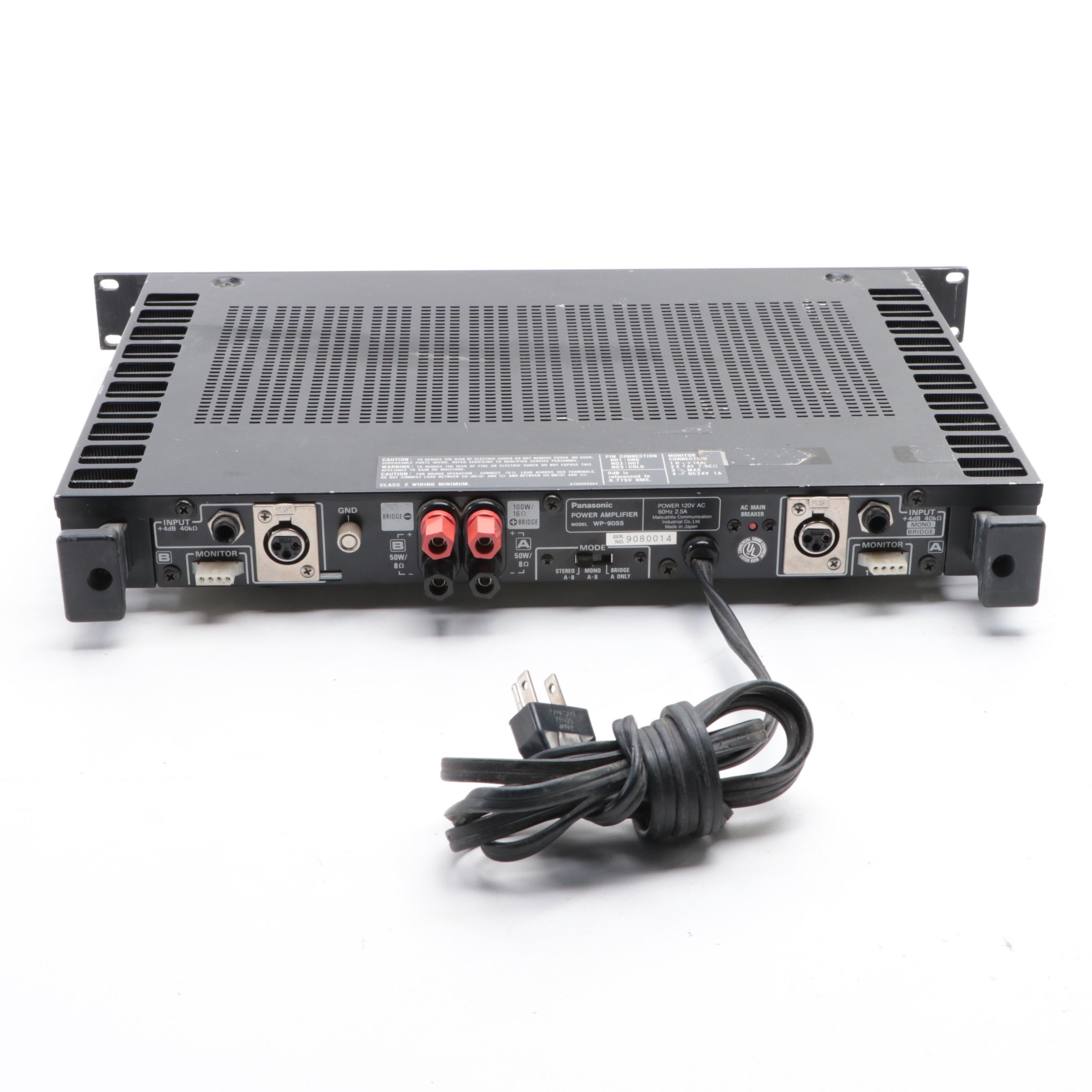 Crown Power Base1 and Panasonic Ramsa Power Amplifier EBTH