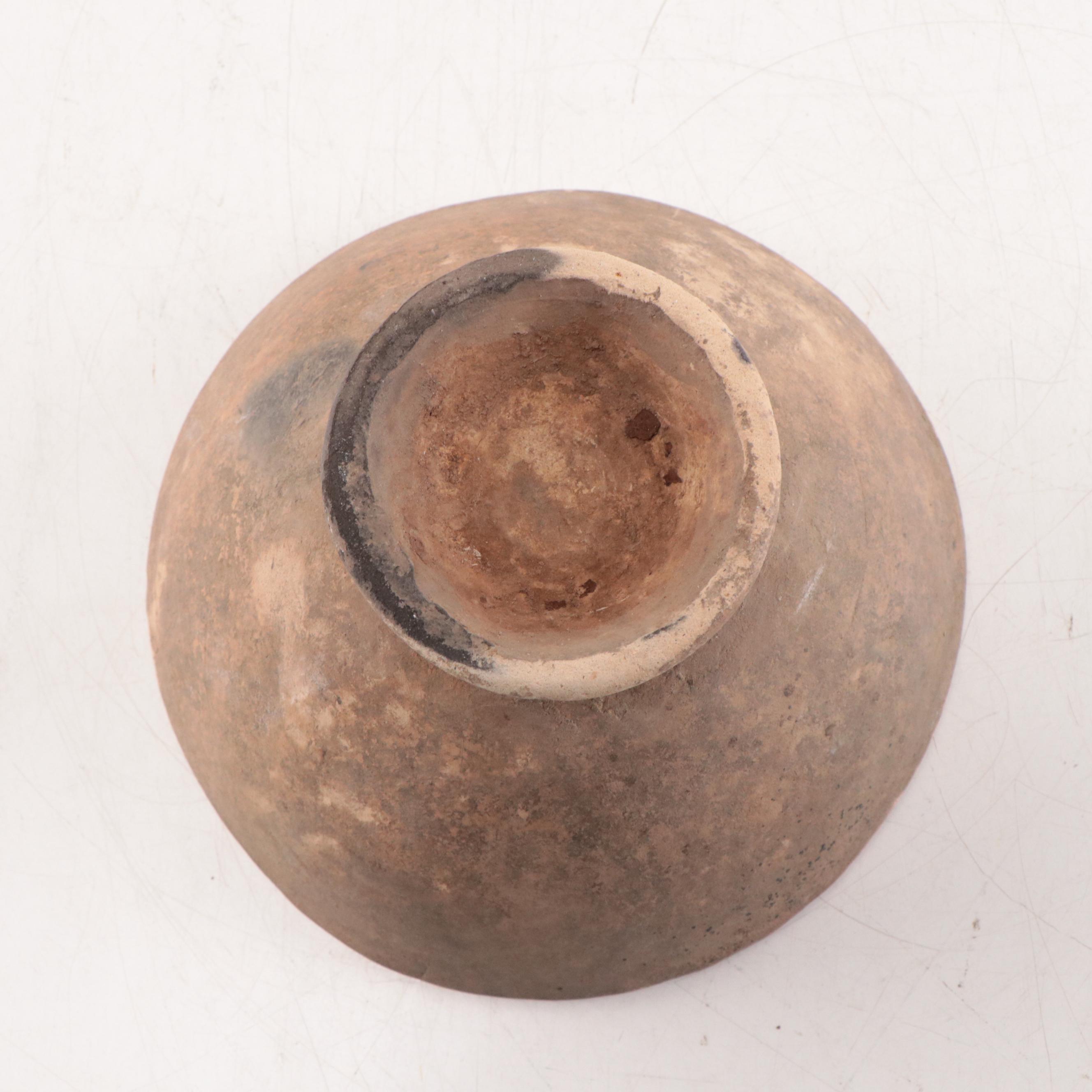 Nariño PreColumbian Footed Pottery Bowl With Monkey Motif, 5001000 C