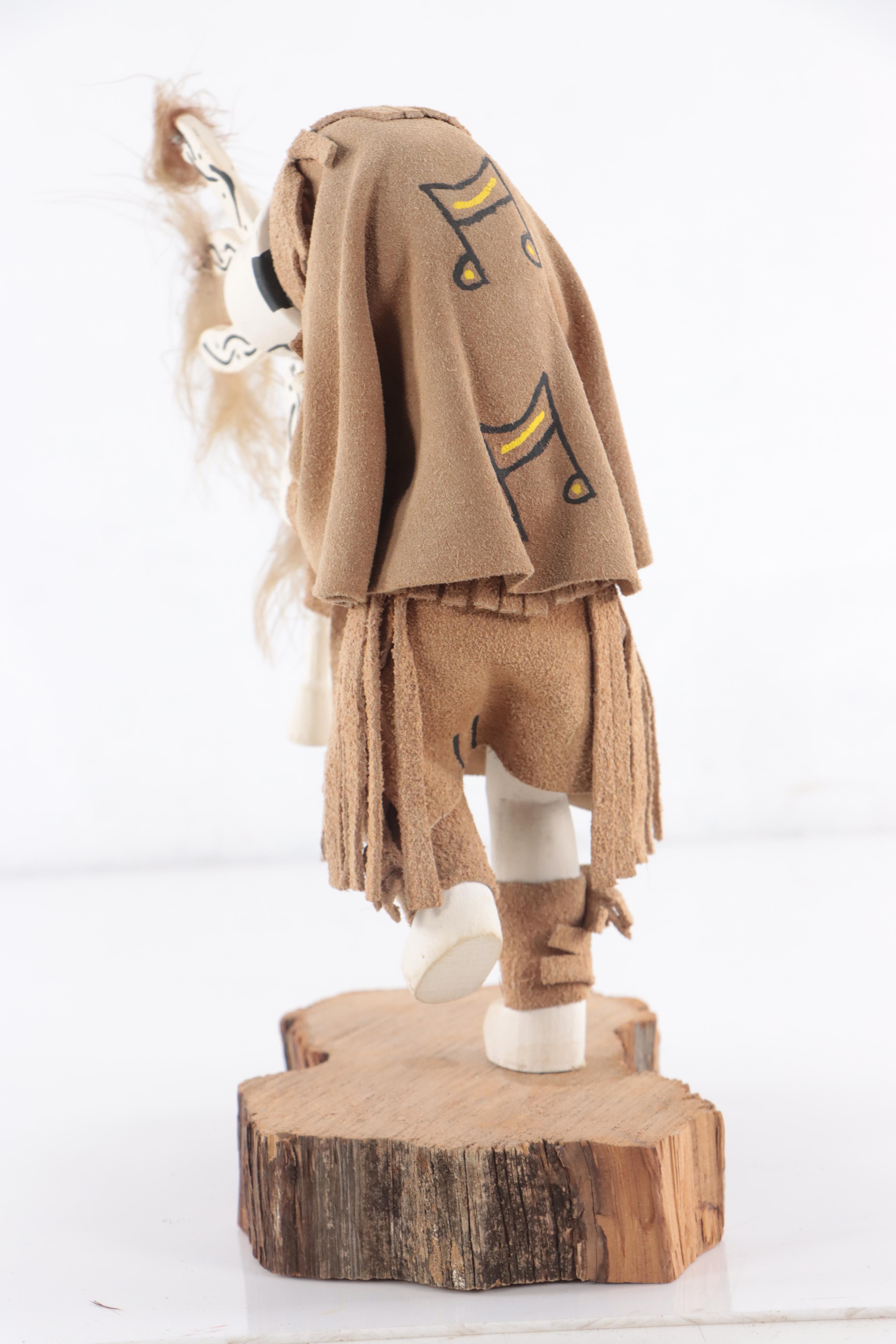 Native American Style Kokopelli Kachina Figure EBTH