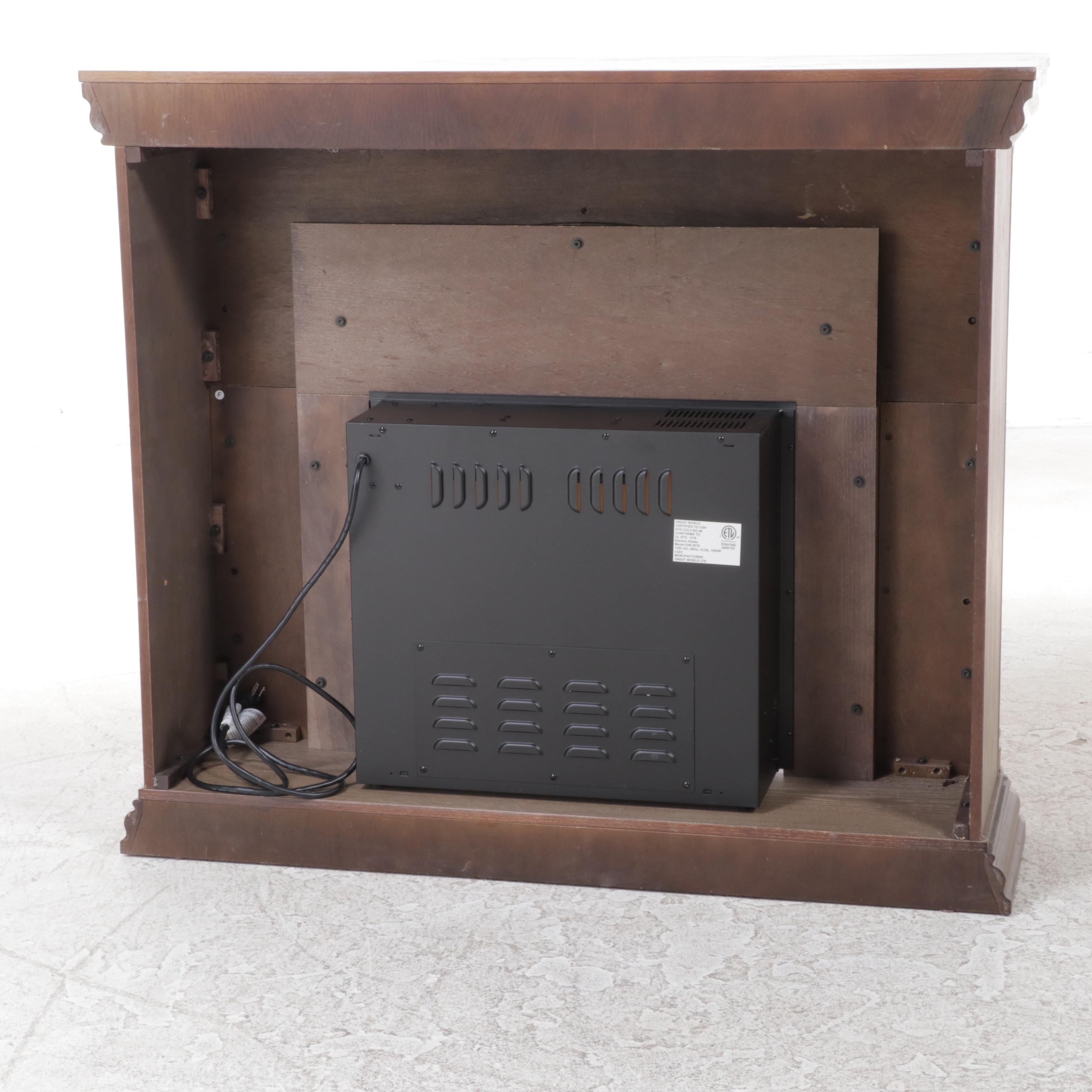 Great World Ltd. "Model GW2078" OakFinished Electric Fireplace EBTH