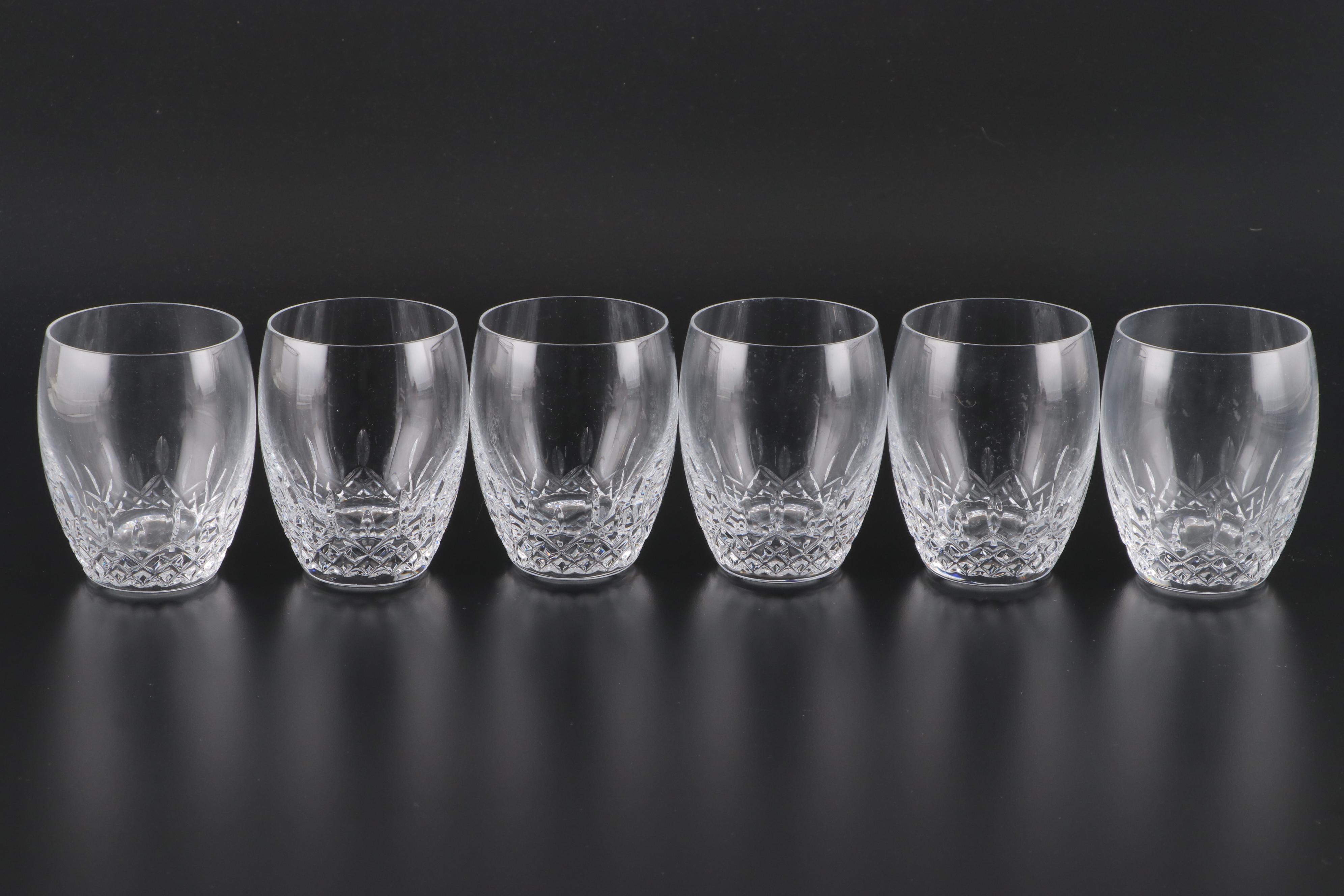 Waterford Crystal "Lismore Essence" Double Old Fashioned Glasses EBTH