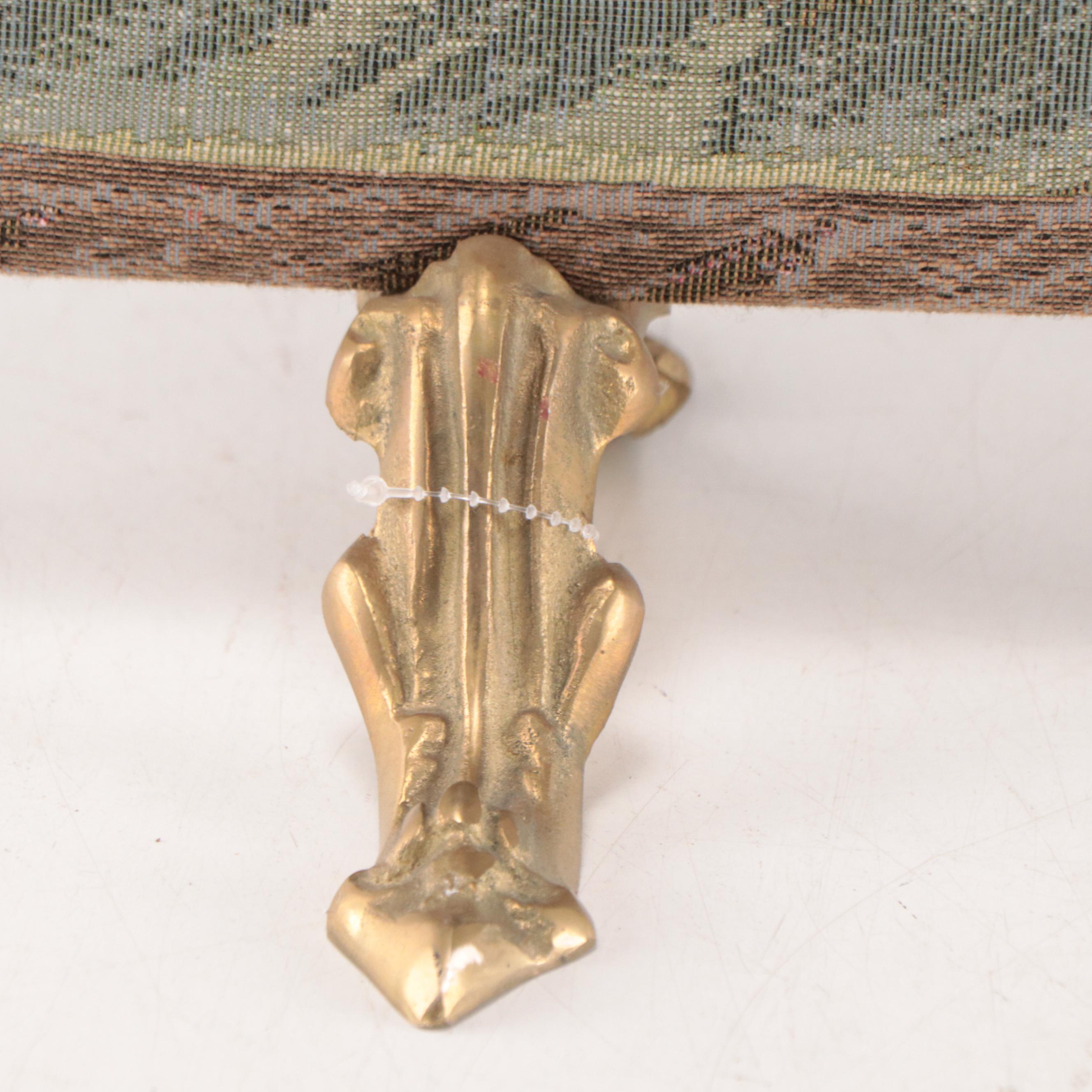 Corona Decor Co. Floral Still Life Jacquard Tapestry Fireplace Screen