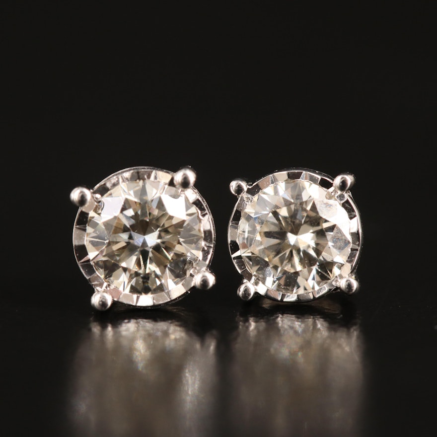 14K 0.77 CTW Lab Grown Diamond Stud Earrings