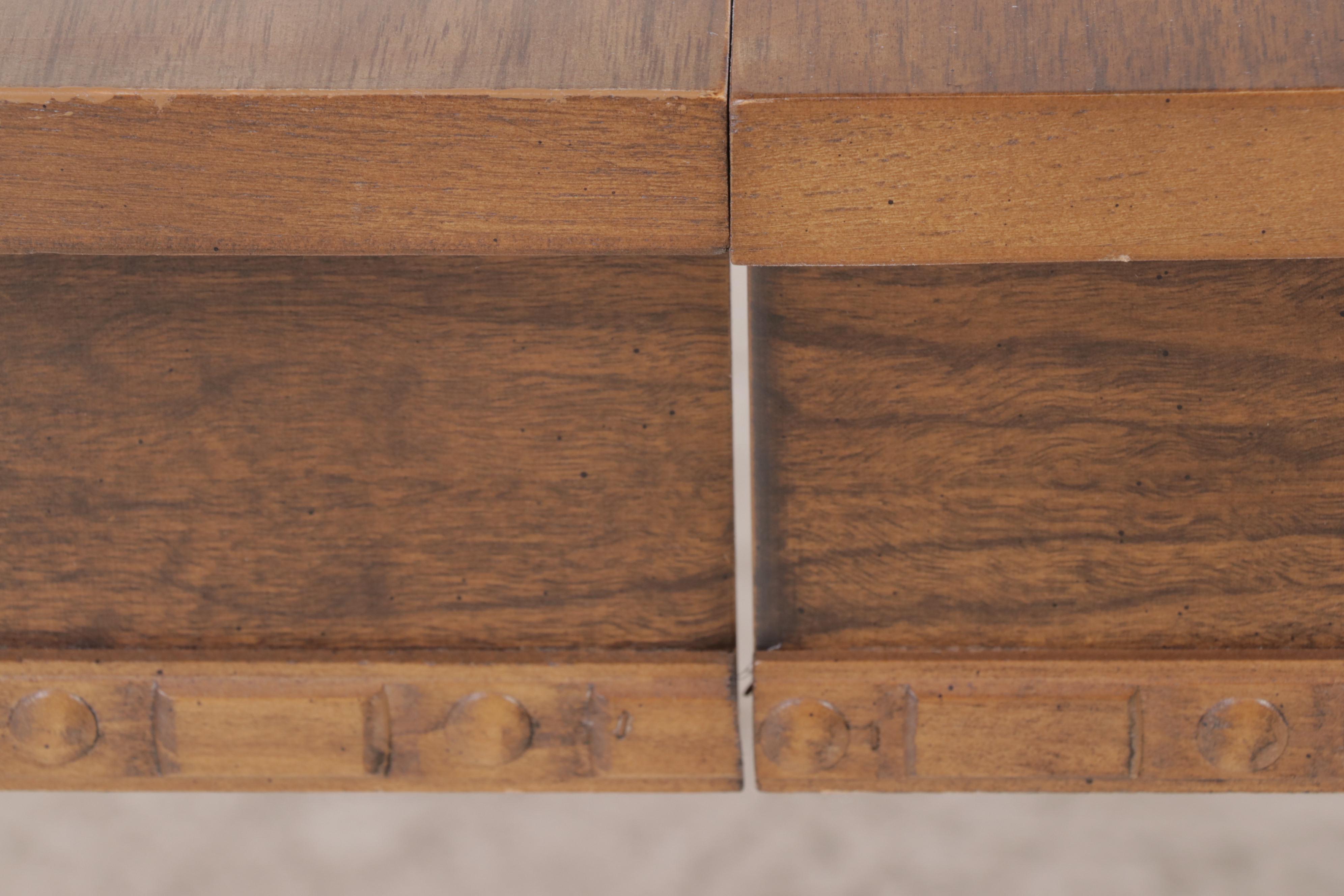 SevenPiece Bassett French Provincial Style WalnutFinished Dining Set