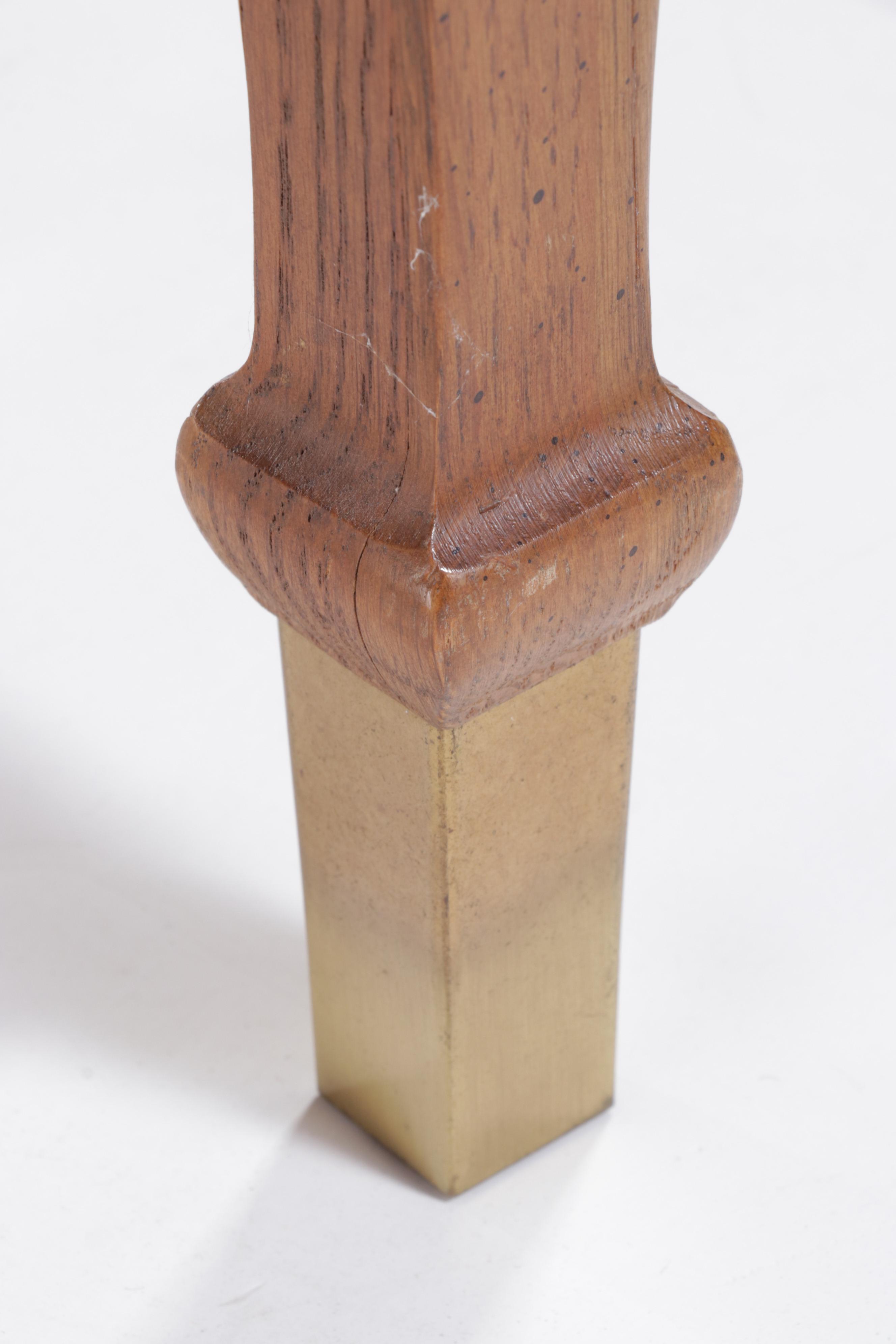 SevenPiece Bassett French Provincial Style WalnutFinished Dining Set