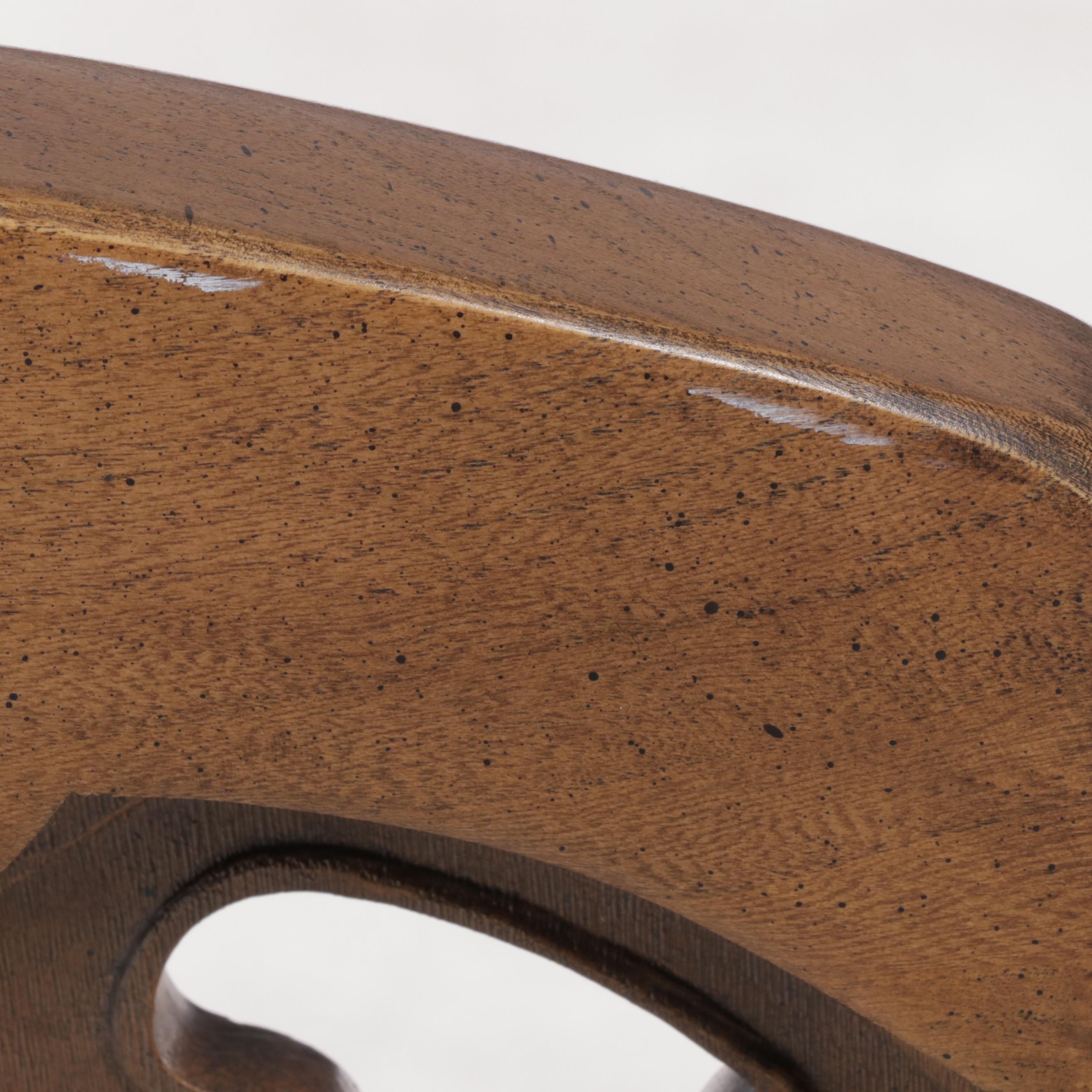 SevenPiece Bassett French Provincial Style WalnutFinished Dining Set