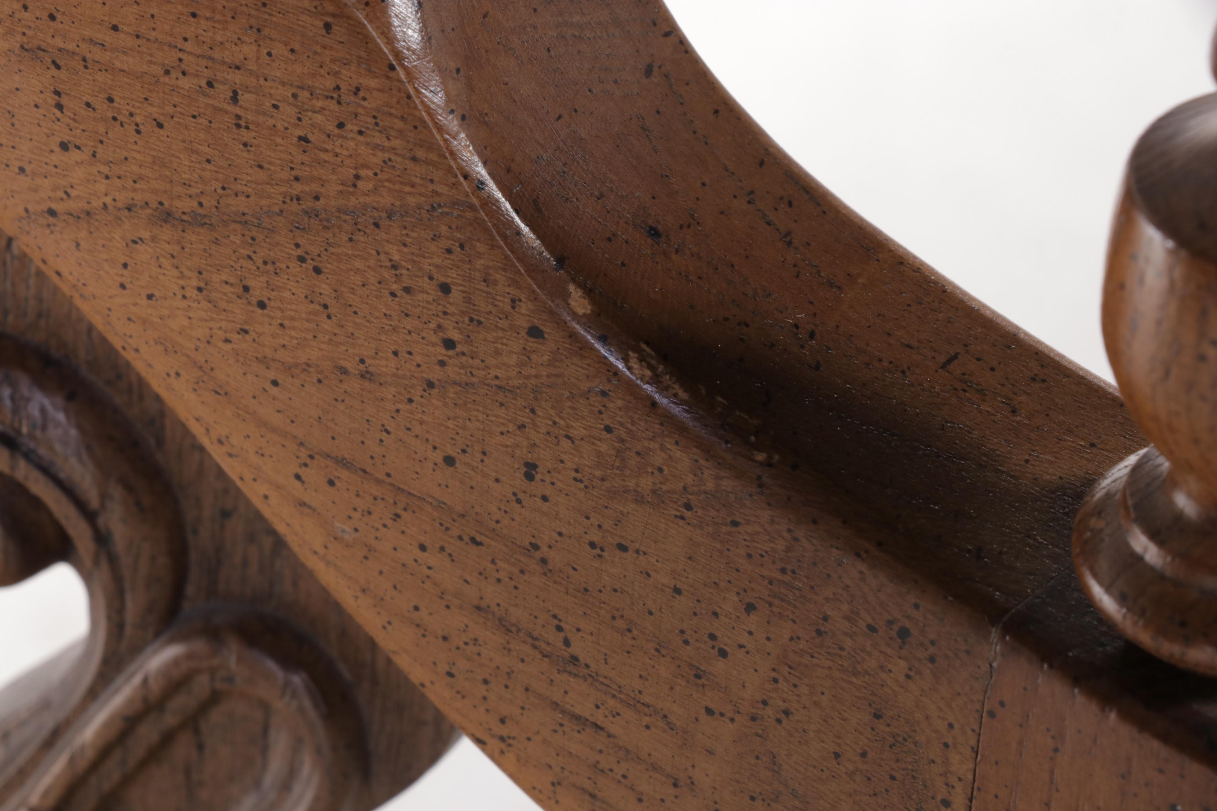 SevenPiece Bassett French Provincial Style WalnutFinished Dining Set