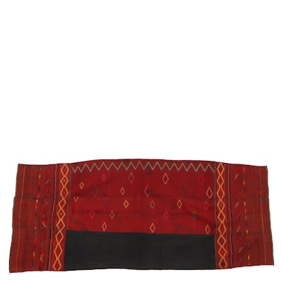 Katchin State, Burma Woven Jingpo Wool Skirt, Early 20th Century