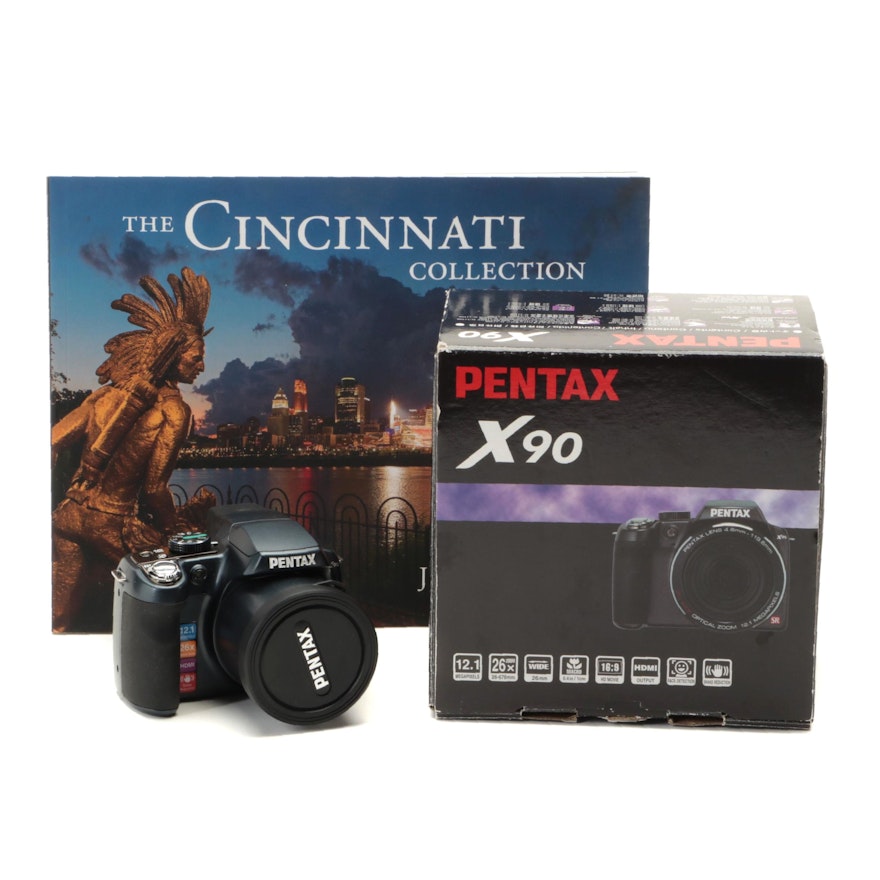 Pentax X90 DSLR Digital Camera with "The Cincinnati Collection" Photo Book