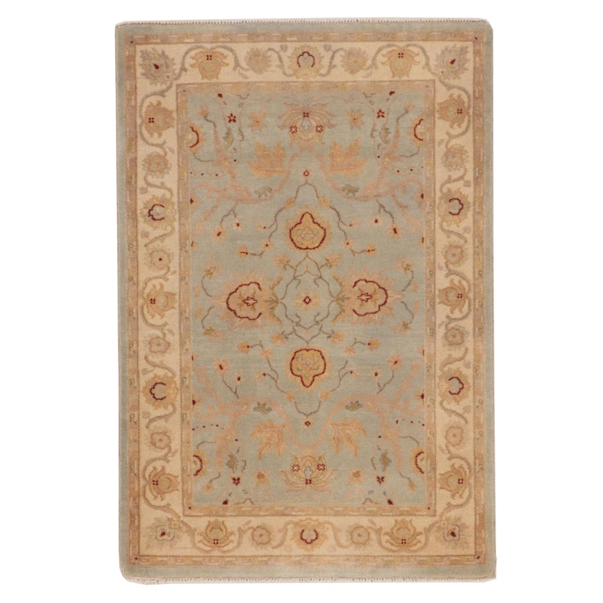 4'2 x 6'2 Hand-Knotted Ethan Allen Pakistani Peshawar Style Area Rug