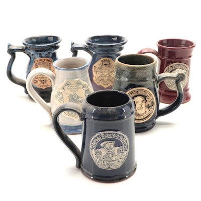 David Plute and Other Renaissance Festival Stoneware Souvenir Mugs