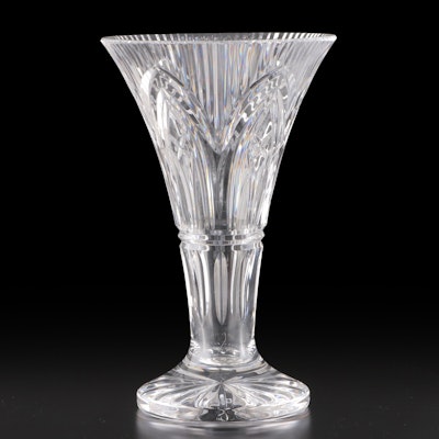 Waterford Crystal Romance of Ireland "Rock of Cashel" Trumpet Vase