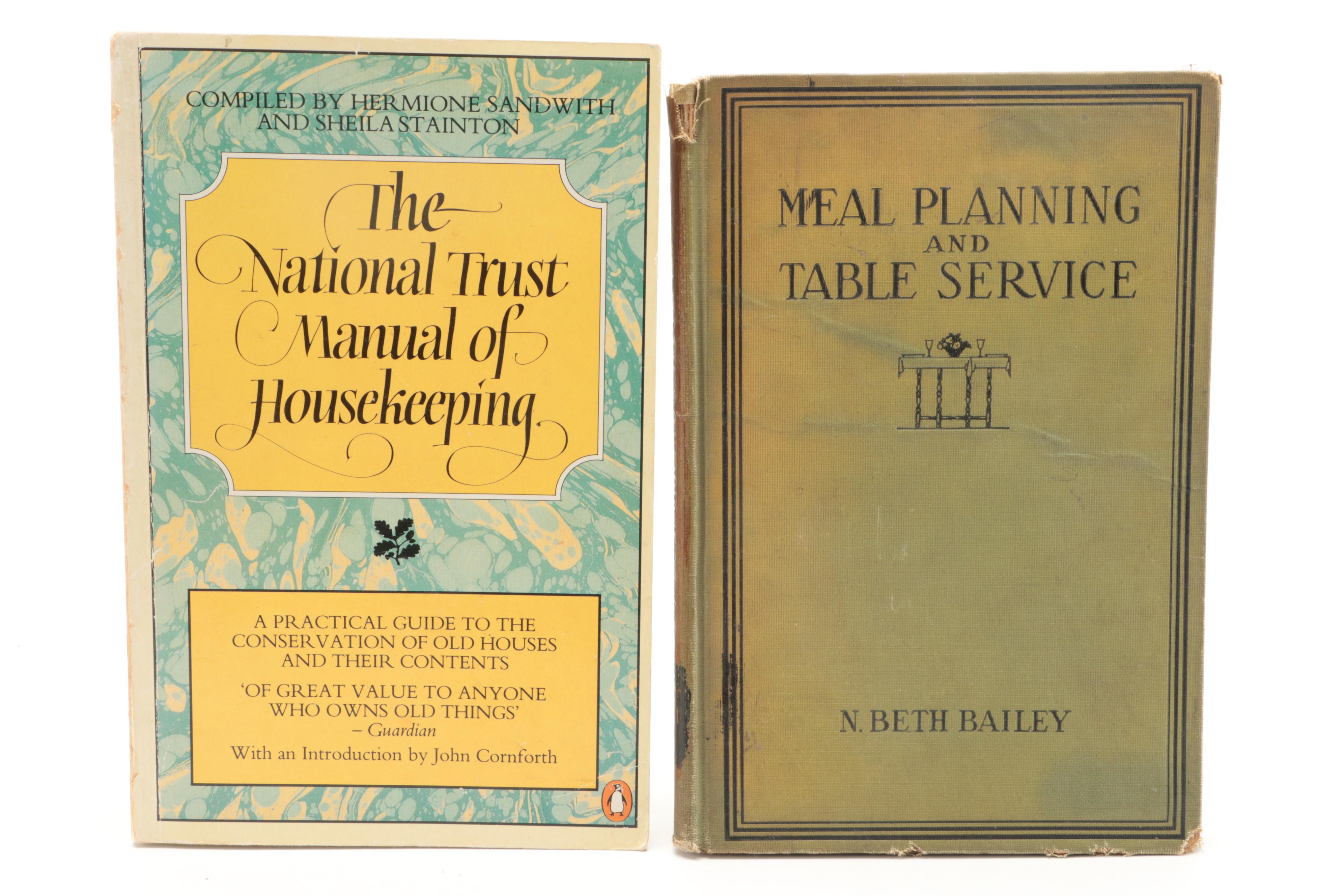 1947 "Emily Post's Etiquette" and More Household Management and