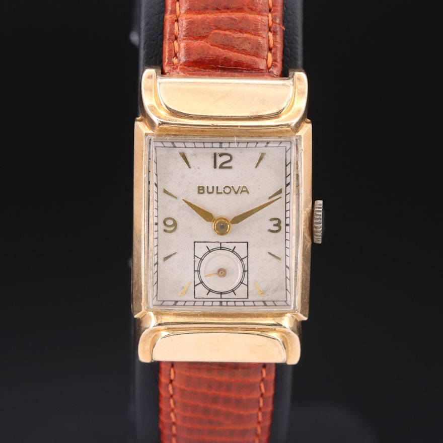 Vintage Bulova Gold-Filled Wristwatch
