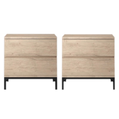 Pair of Project 62 Loring Two-Drawer Nightstands with Charging Stations