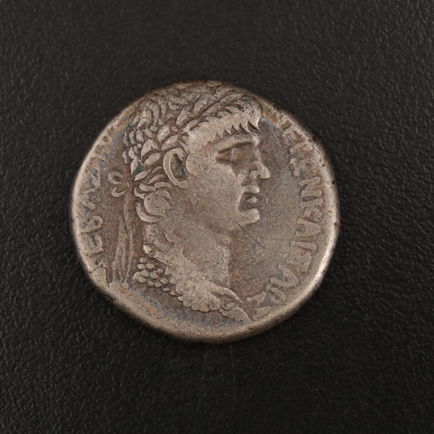 Ancient Roman Provincial AR Tetradrachm of Nero, ca. 60 AD