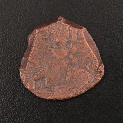 Ancient Byzantine "Anonymous" Follis Coin of Romanus III, ca. 1028 AD