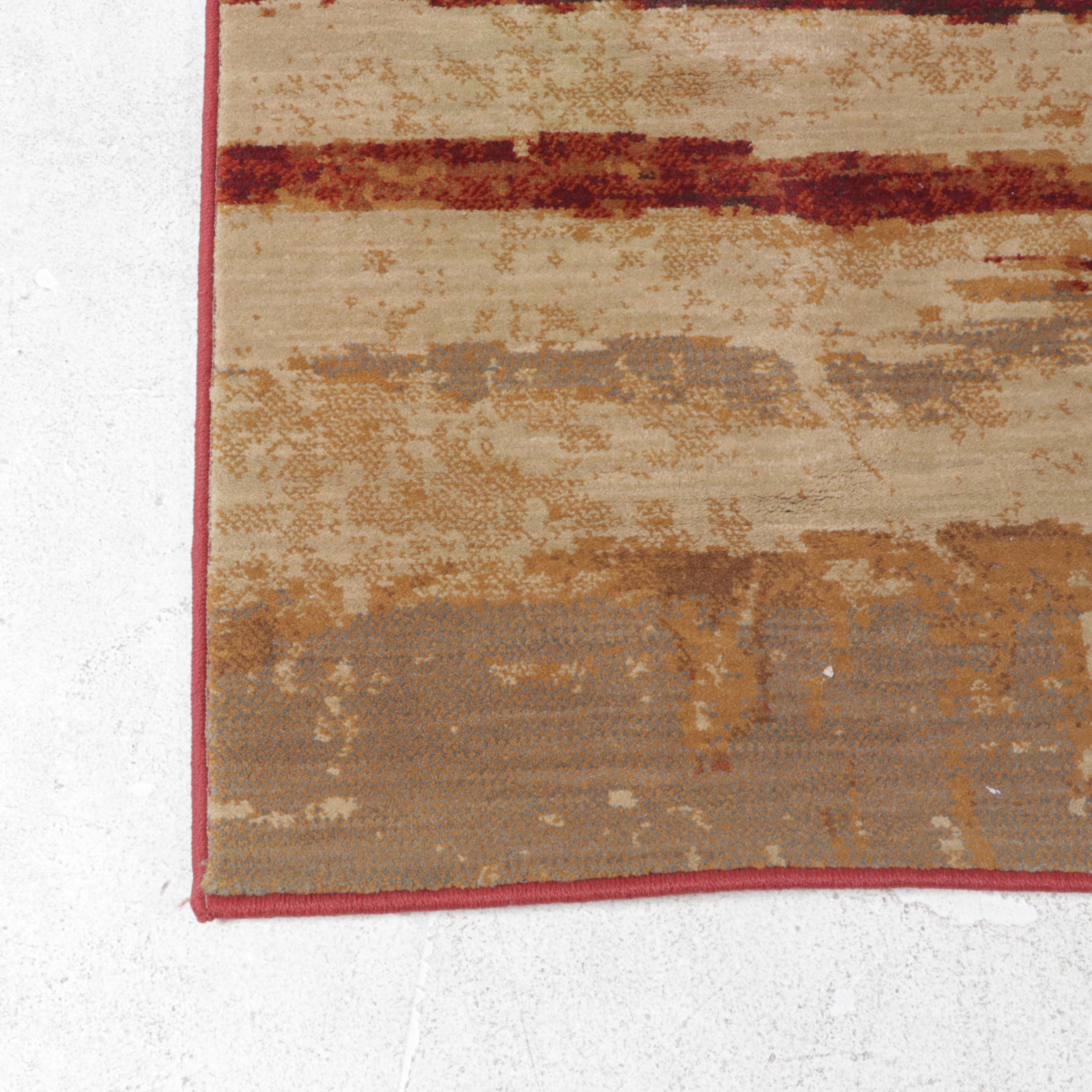 9'6 x 13' Machine Made Karastan Artois Mericourt Crimson Room Sized Rug