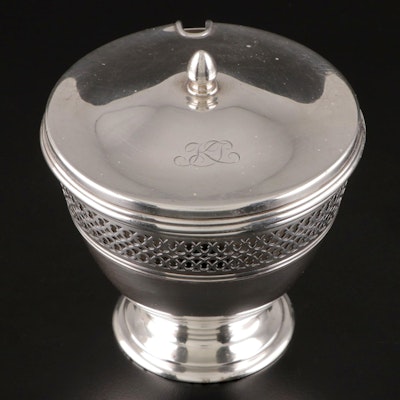 Tiffany & Co. Pierced Sterling Silver Marmalade Jar, Early to Mid-20th Century
