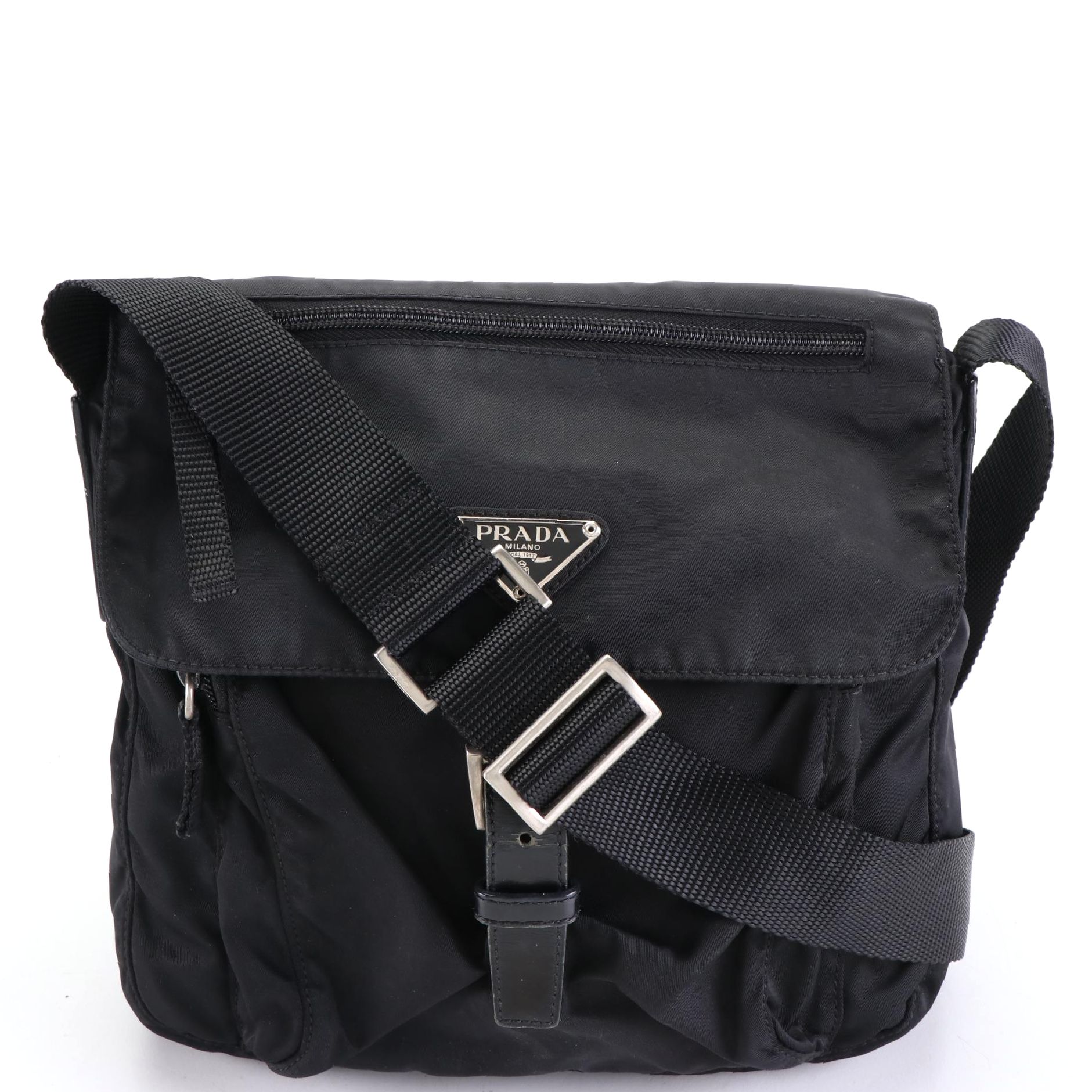Prada Tessuto Nylon Crossbody Bag EBTH