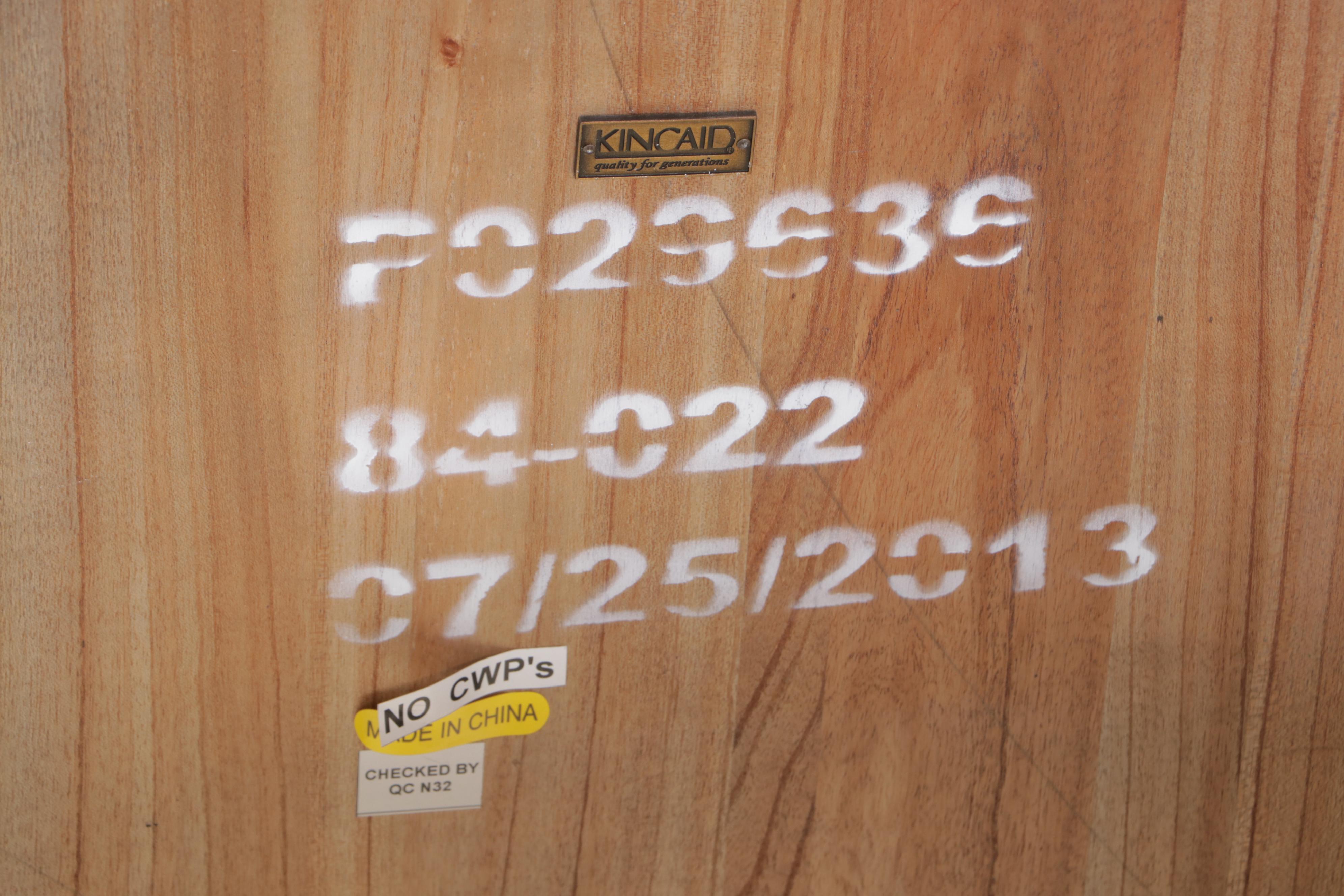 Two Kincaid "Montreat" White Cedar Side Tables EBTH