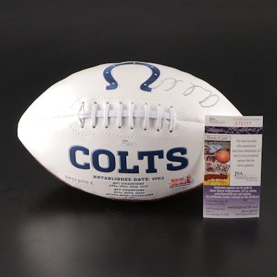 Andrew Luck Signed Indianapolis Colts Superbowl XLI Championship Football