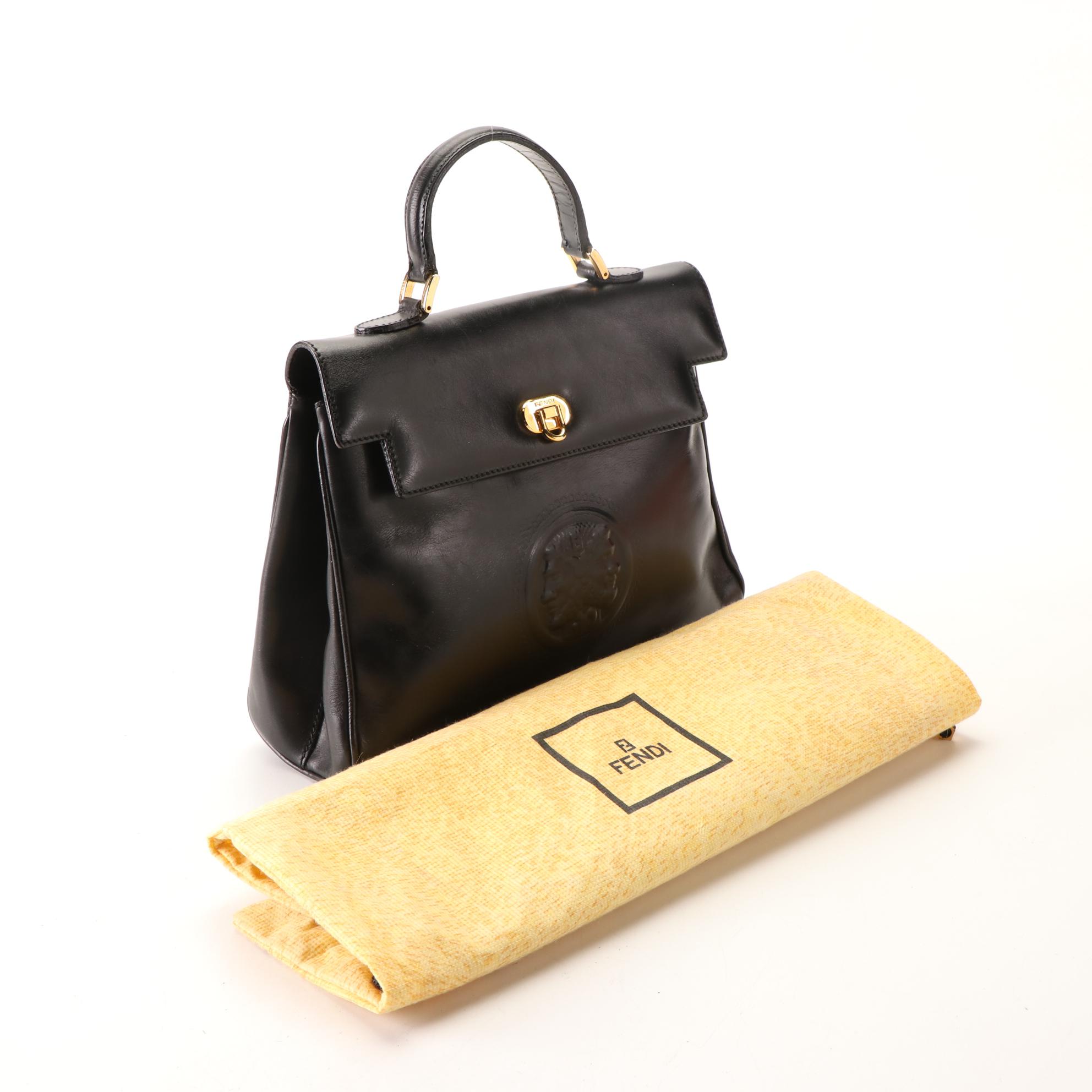 Fendi Top Handle Bag in Leather EBTH