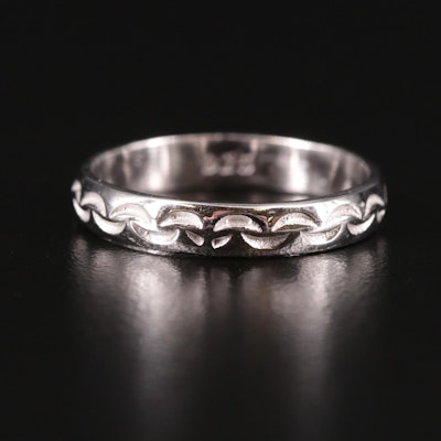 Sterling Patterned Band