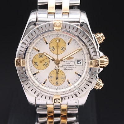 Breitling Chronomat Evolution 18K and Stainless Steel Wristwatch