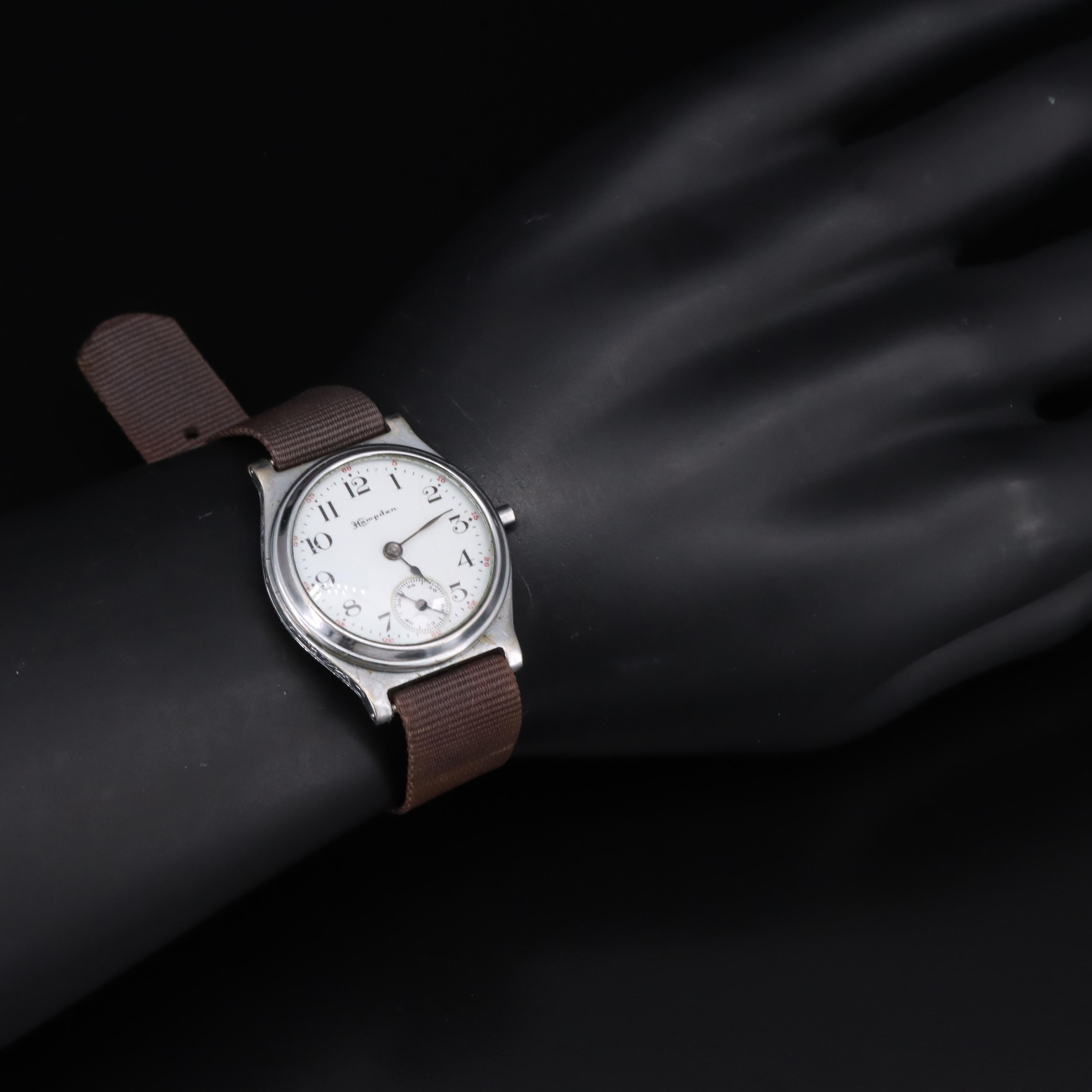 Vintage Hampden Pocket Watch Conversion EBTH