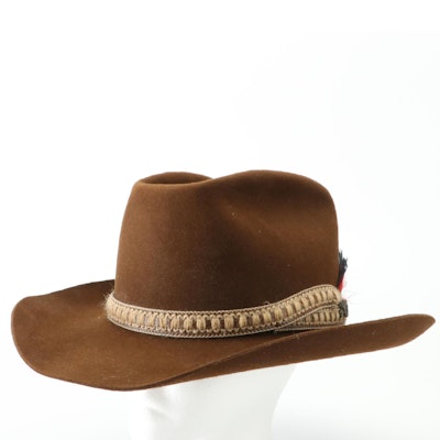 Resistol Stagecoach Trailblazer Style Western Hat in Wool Felt