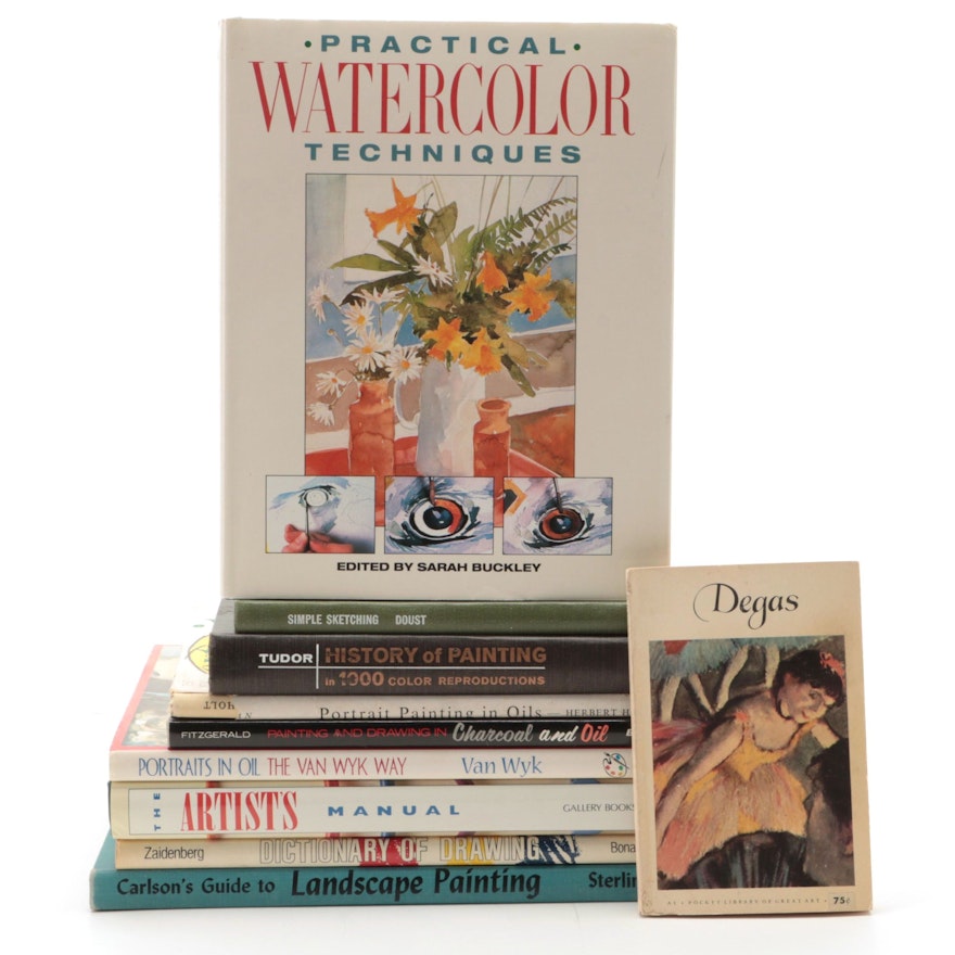 First Edition "Practical Watercolor Techniques" Edited by Sarah Buckley and More