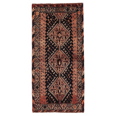 4'7 x 9'7 Hand-Knotted Persian Afshar Area Rug