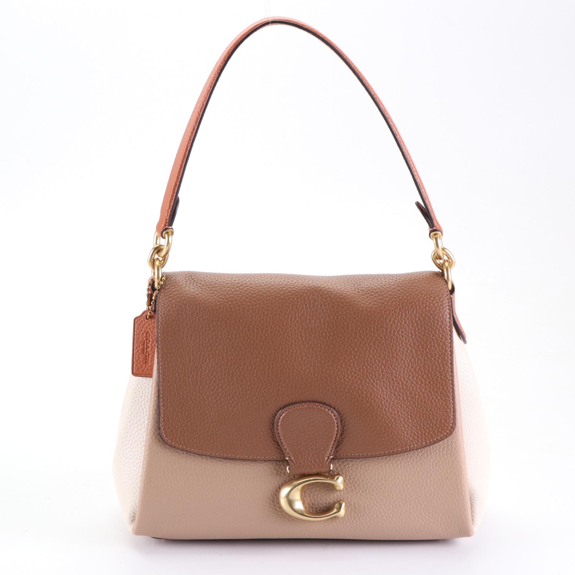 Coach May Shoulder Bag in Colorblock Grain Leather EBTH
