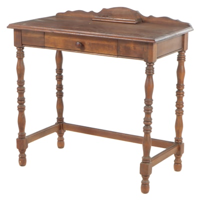Colonial Revival Walnut-Stained Writing Table, circa 1930