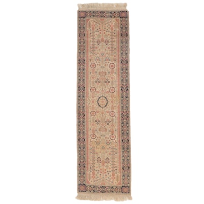 3'11 x 14'8 Hand-Knotted Indo-Turkish Carpet Runner